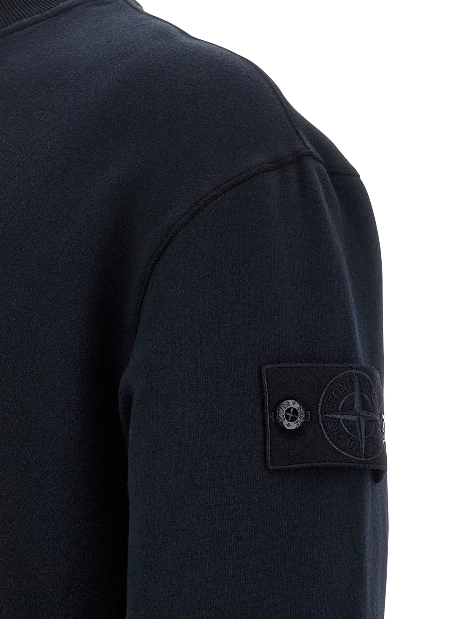 Stone Island Logo Badge Sweatshirt