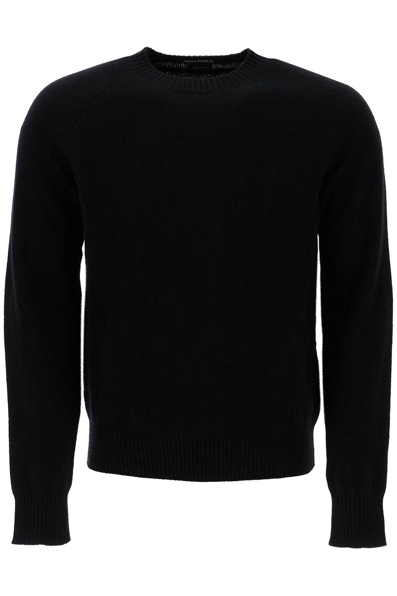 Tom Ford Crewneck Wool And Cashmere Pul Black