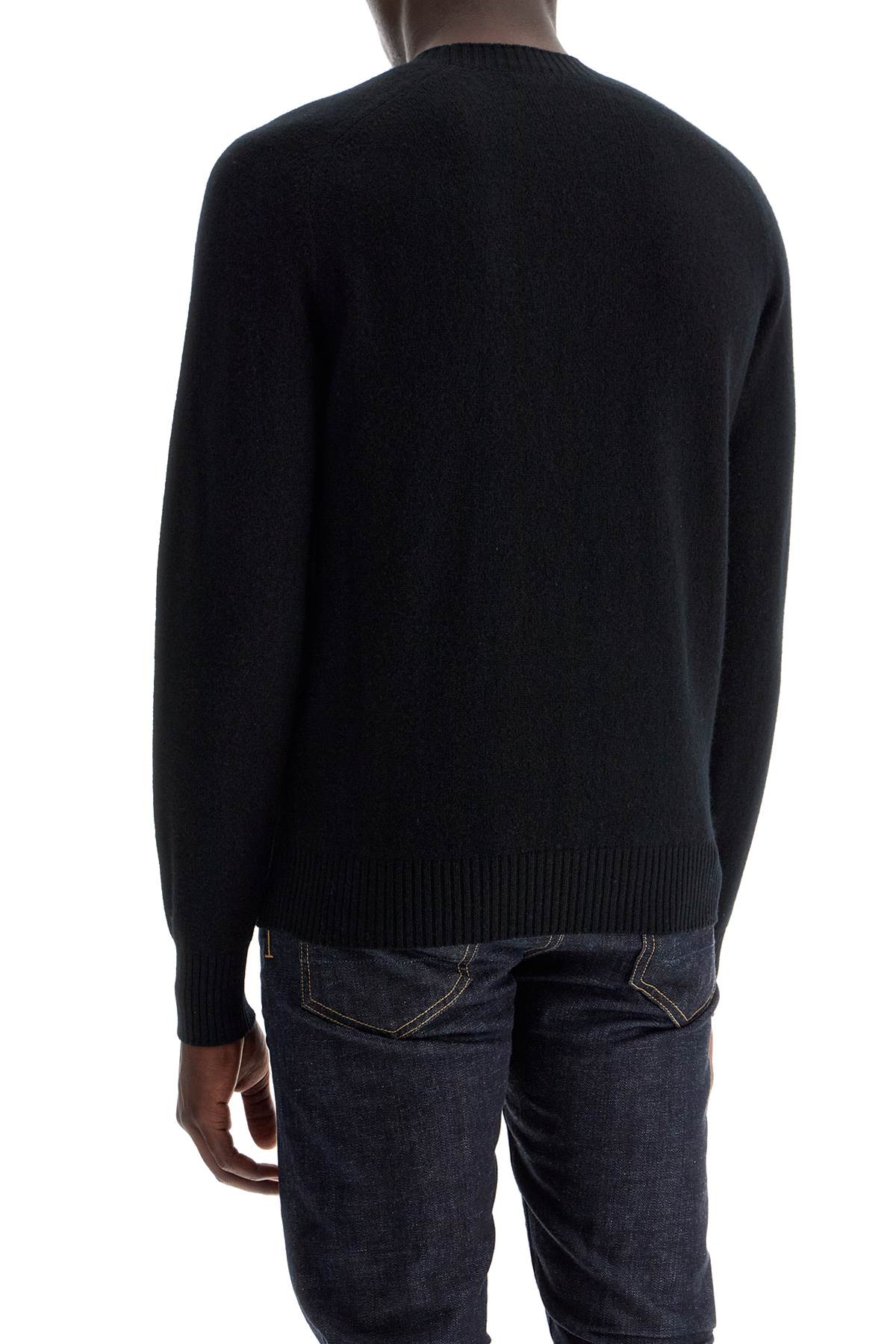 Tom Ford Crewneck Wool And Cashmere Pul Black