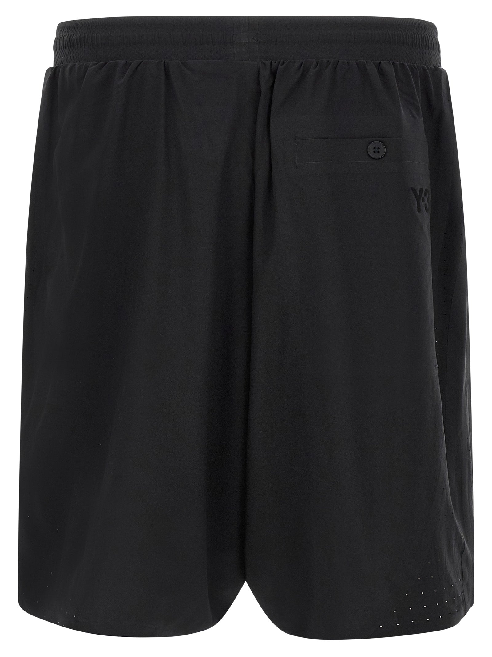 Y-3 Vinyl Logo Bermuda Shorts