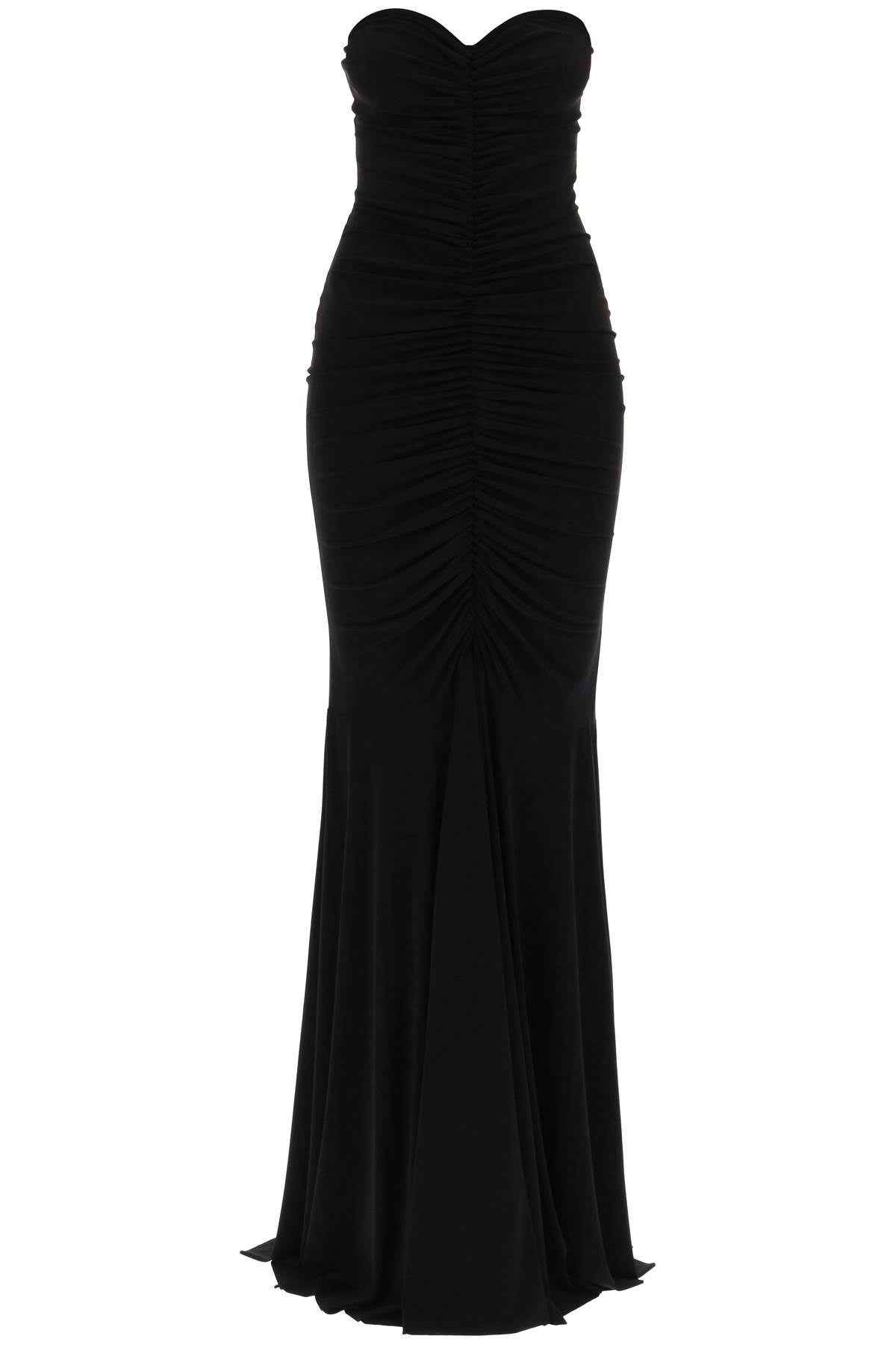 Norma Kamali Strapless Mermaid-Style Long Dress