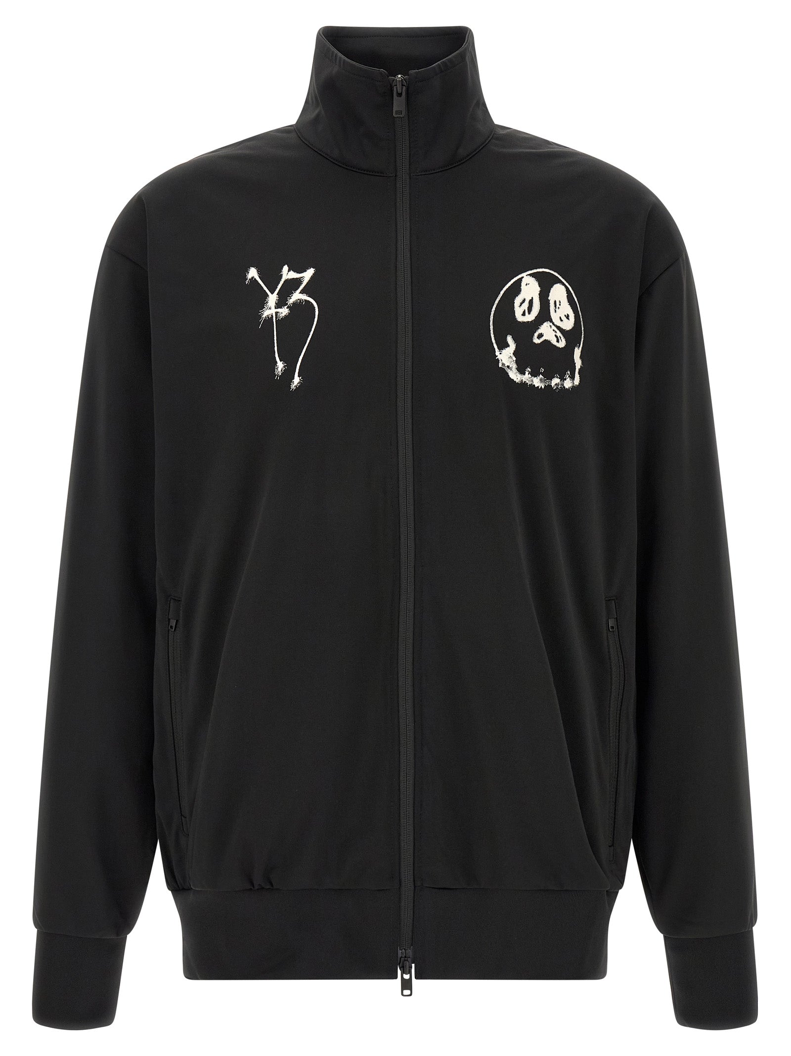 Y-3 'Track Top  Gfx Nyln ' Printed Zip Sweatshirt