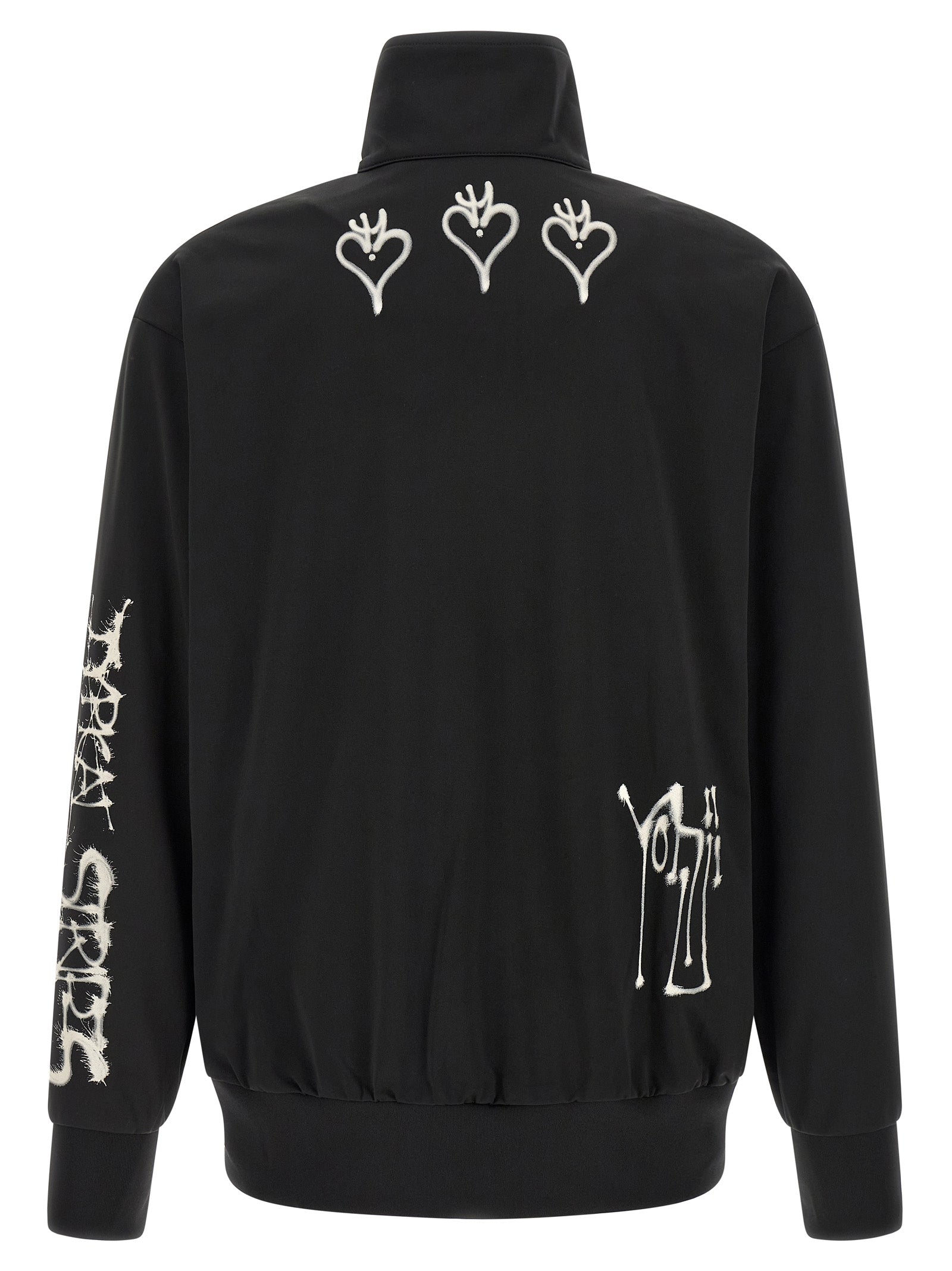 Y-3 'Track Top  Gfx Nyln ' Printed Zip Sweatshirt