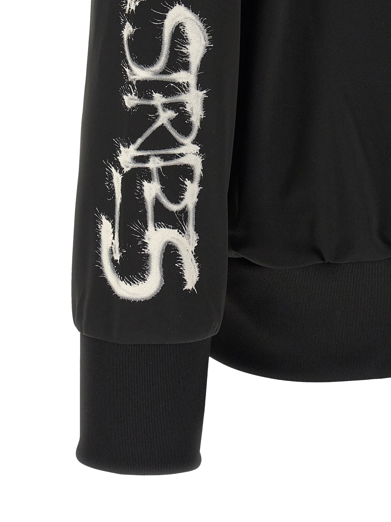Y-3 'Track Top  Gfx Nyln ' Printed Zip Sweatshirt