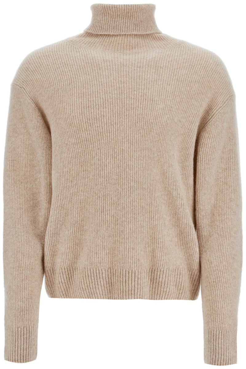 Tom Ford Cashmere And Silk Turtleneck Sweater Beige