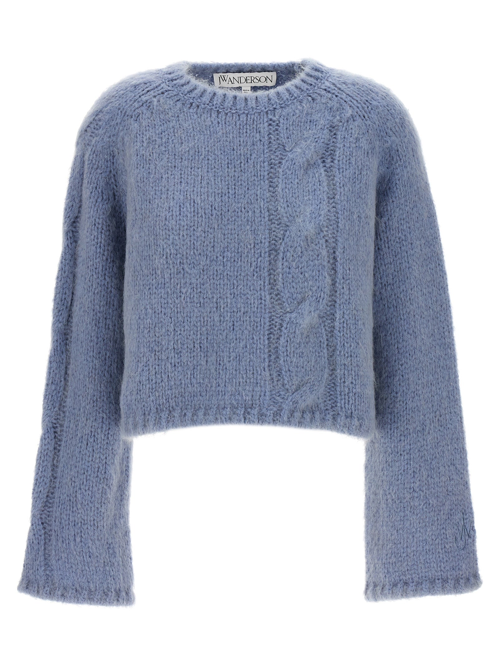 J.W.Anderson 'Cable Knit' Cropped Sweater