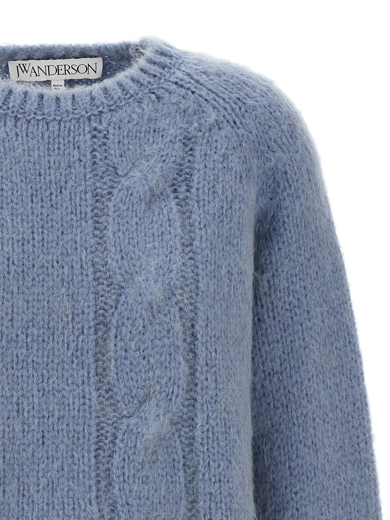 J.W.Anderson 'Cable Knit' Cropped Sweater