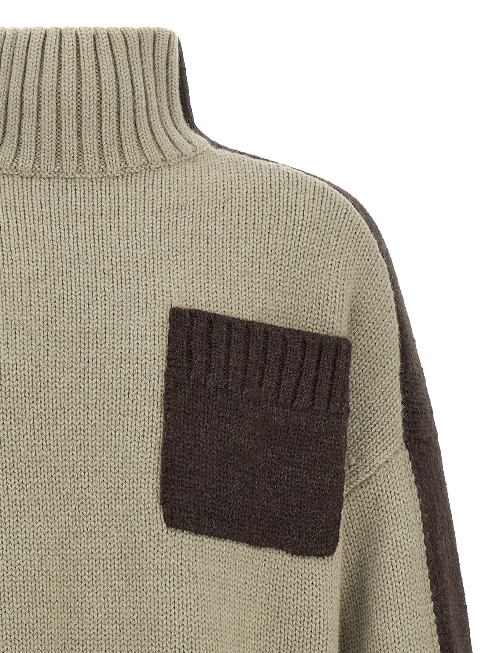 J.W.Anderson 'Two Tone Patch Pocket' Sweater