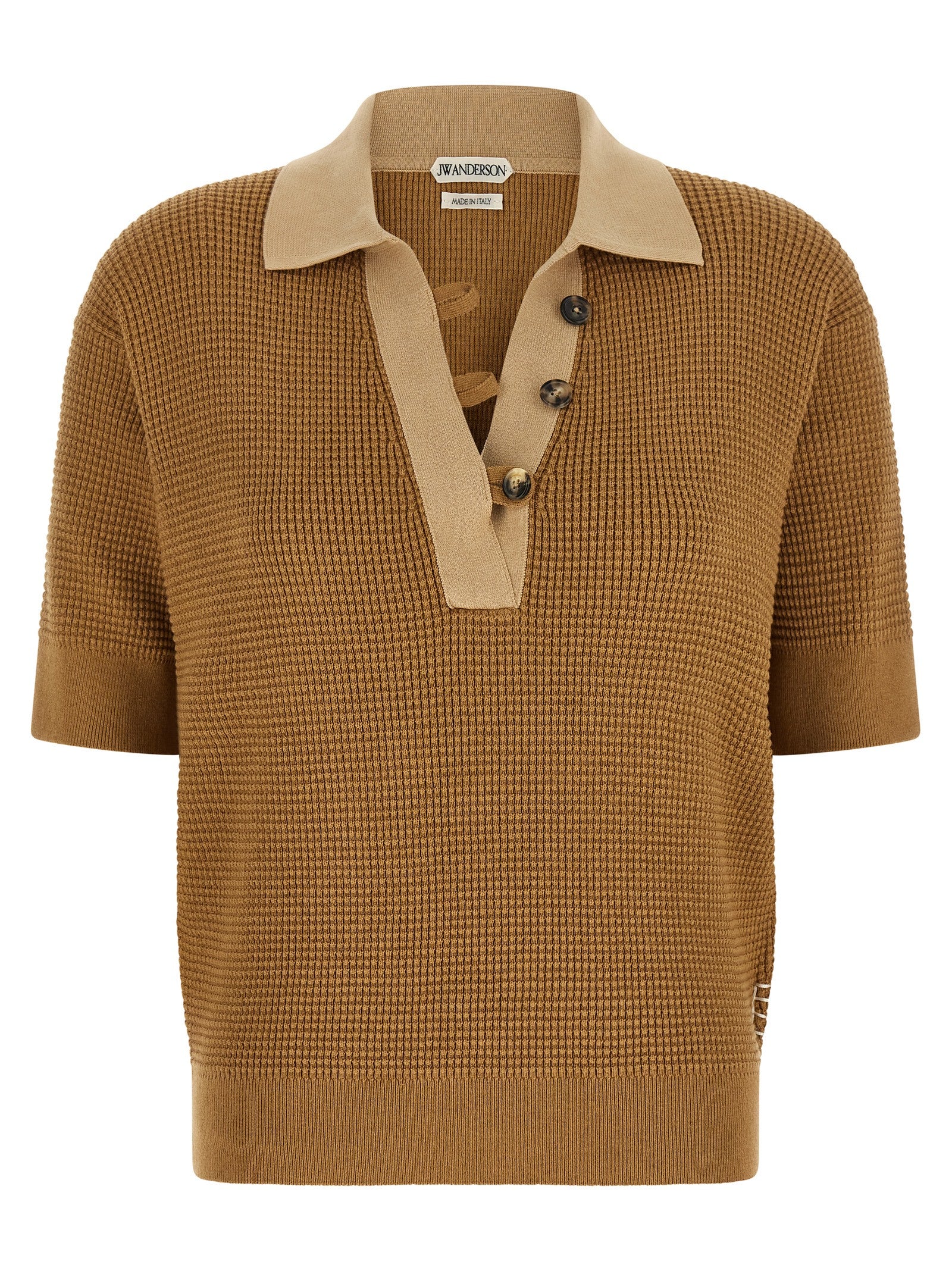 J.W.Anderson Waffle Stitch Polo Shirt