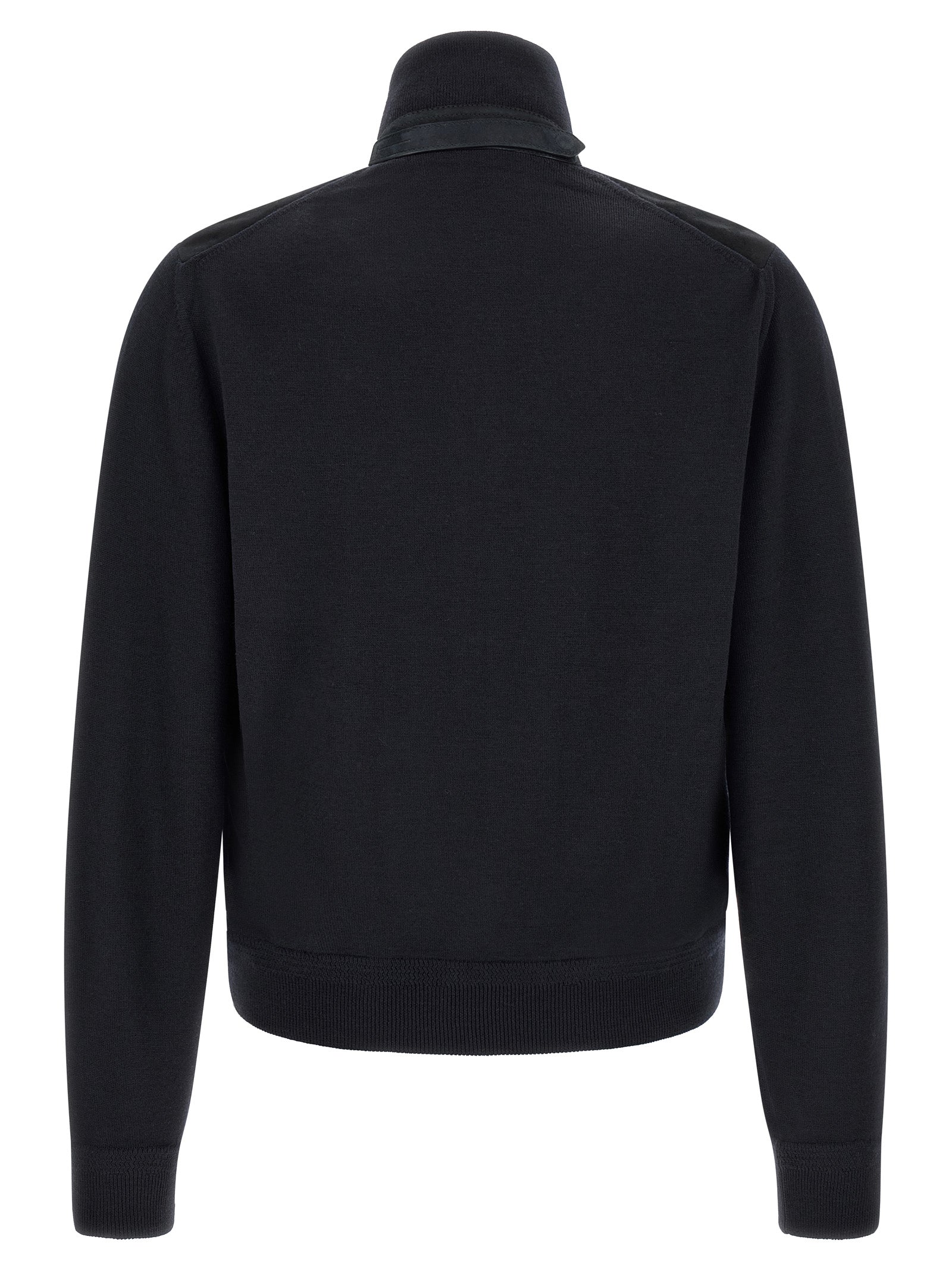 Tom Ford Two-Material Cardigan