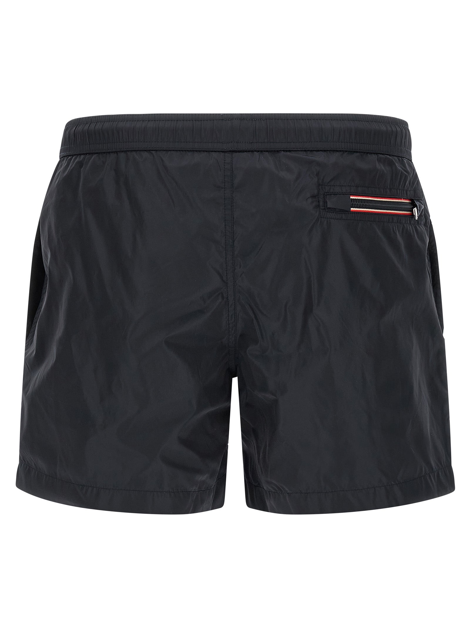 Moncler Logo Patch Swim Shorts