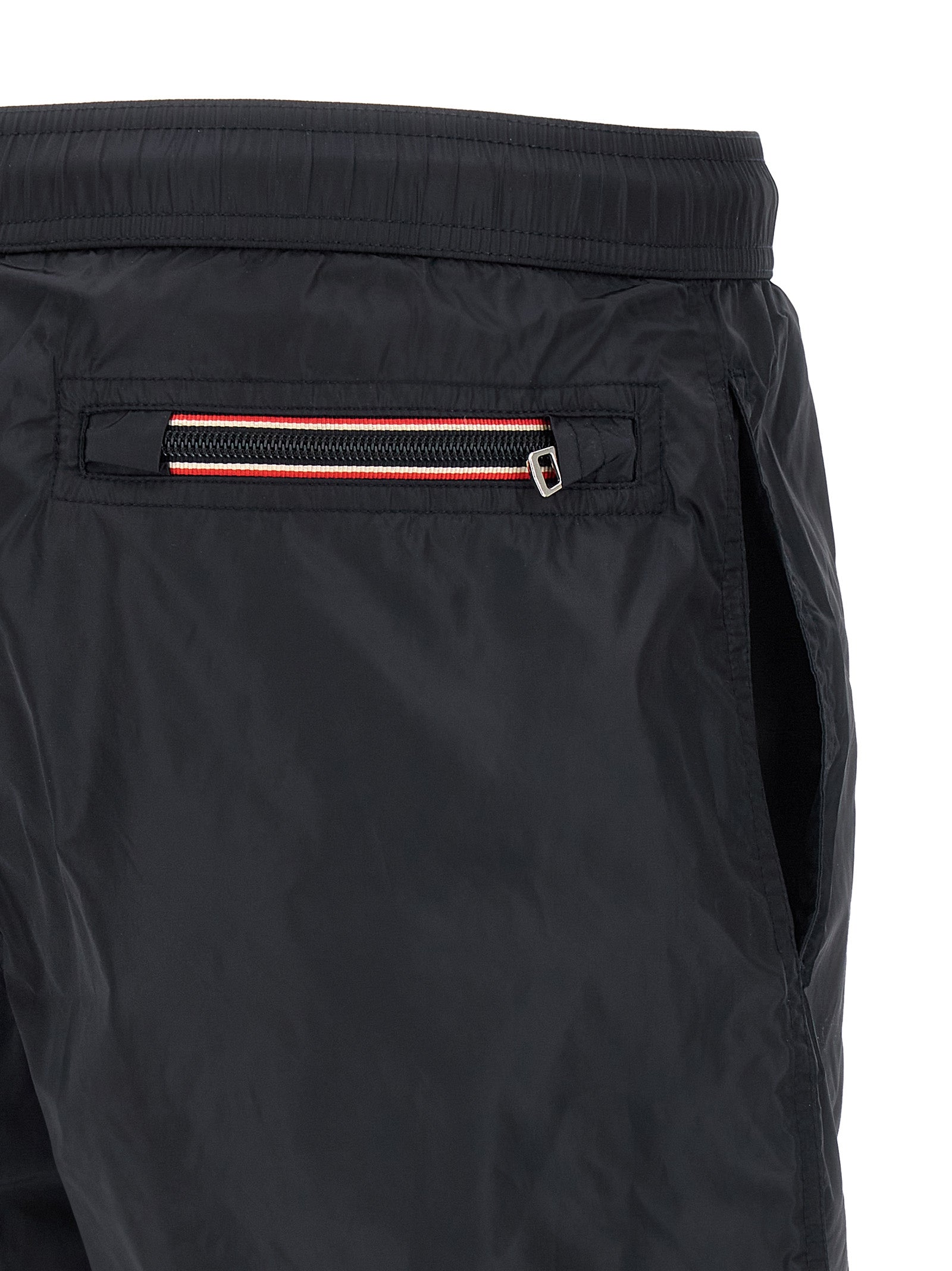 Moncler Logo Patch Swim Shorts