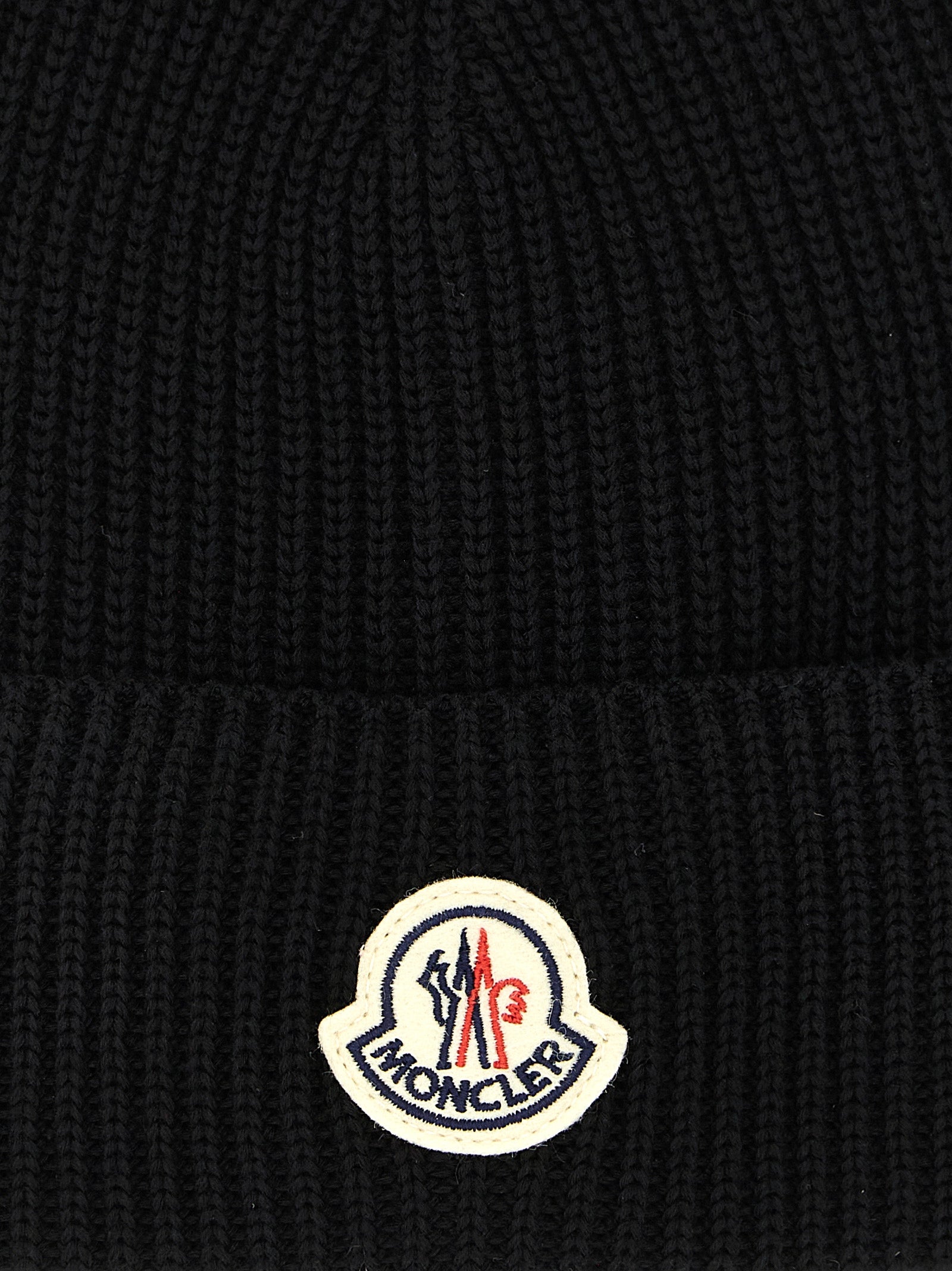 Moncler Logo Patch Beanie