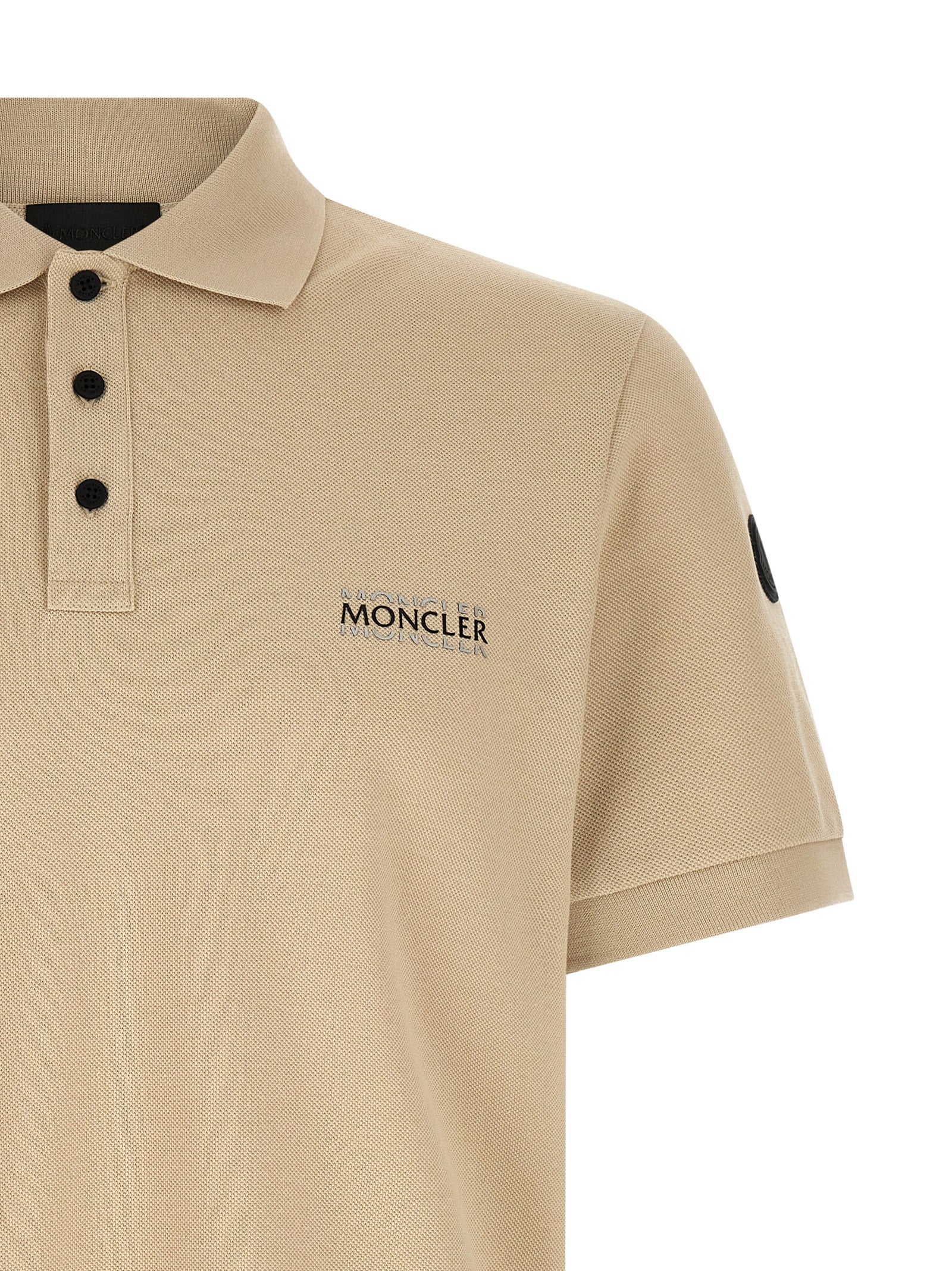 Moncler Piqué Polo Shirt