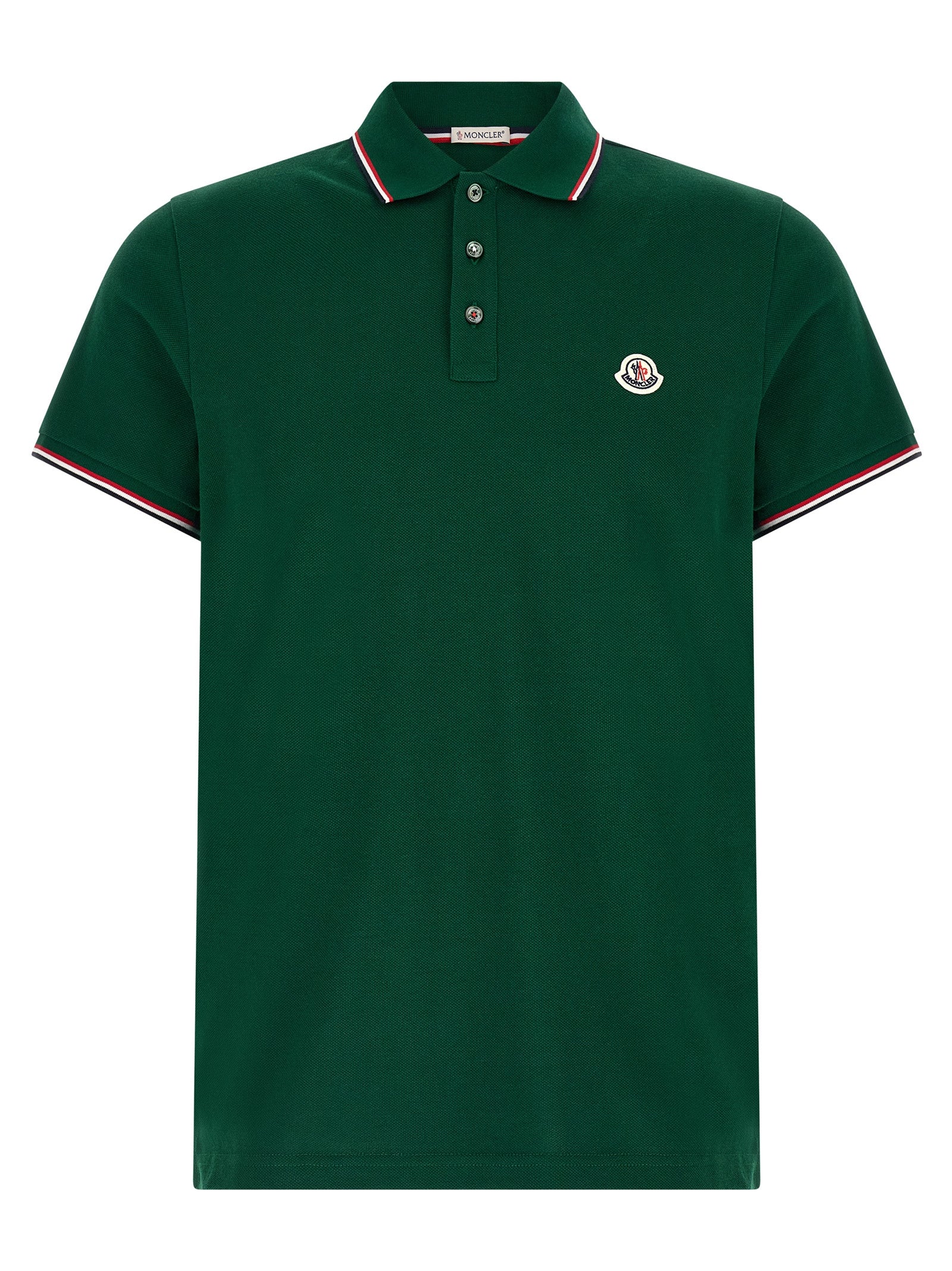 Moncler Tricolor Detail Polo Shirt
