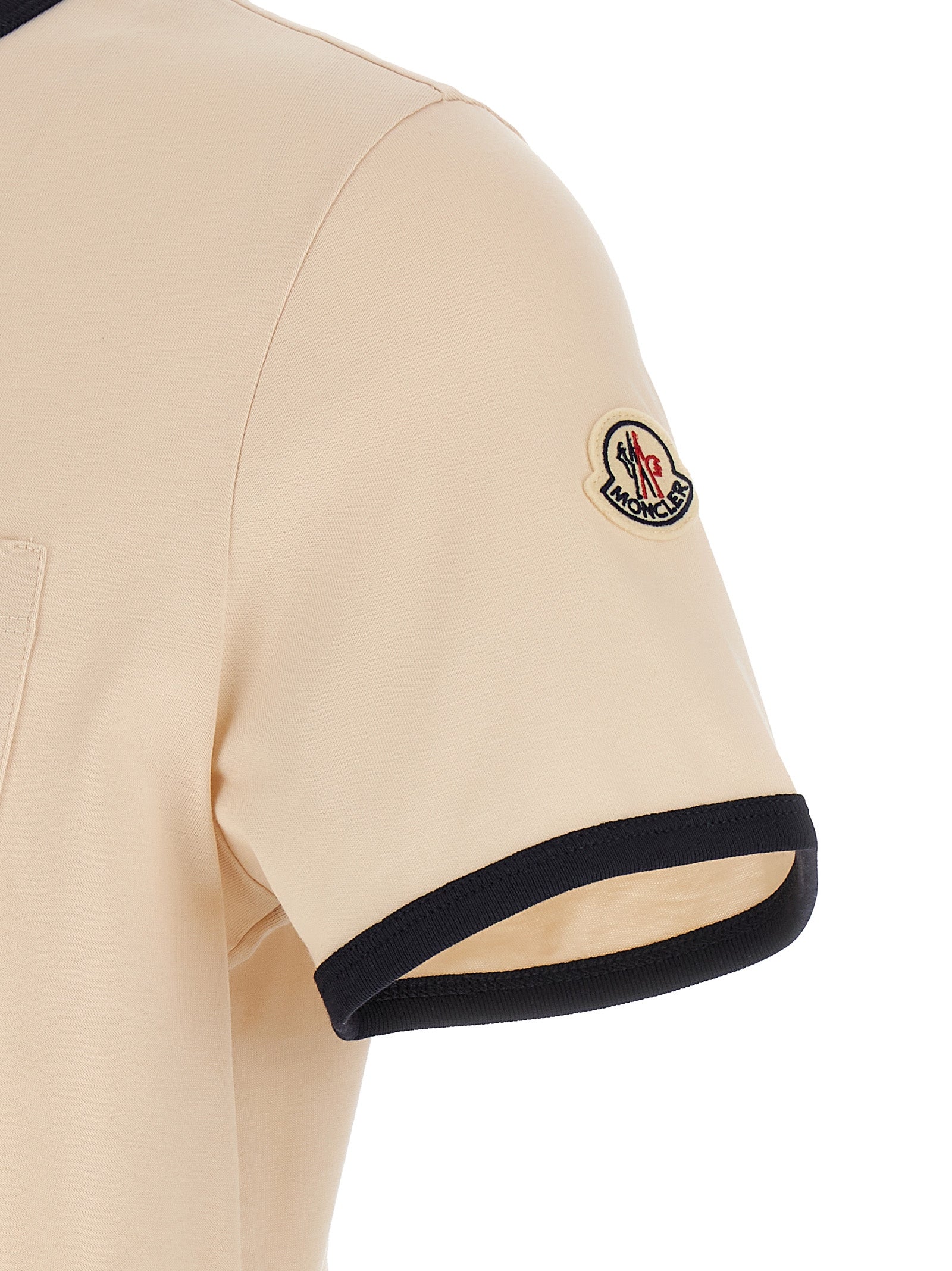 Moncler Logo Embroidery Pocket T-Shirt