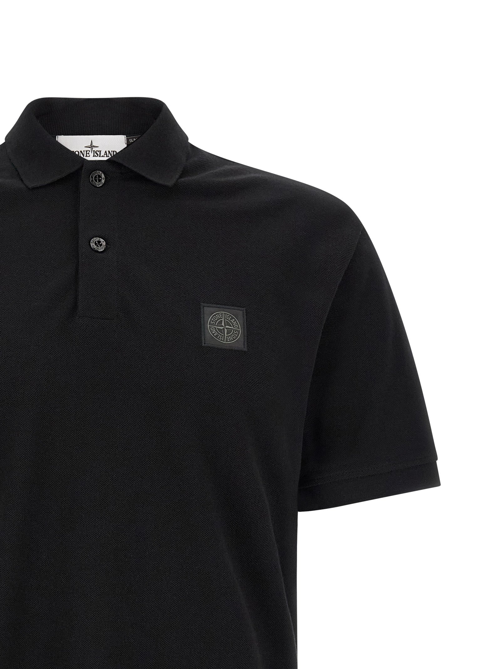 Stone Island 'Compass' Logo Polo Shirt