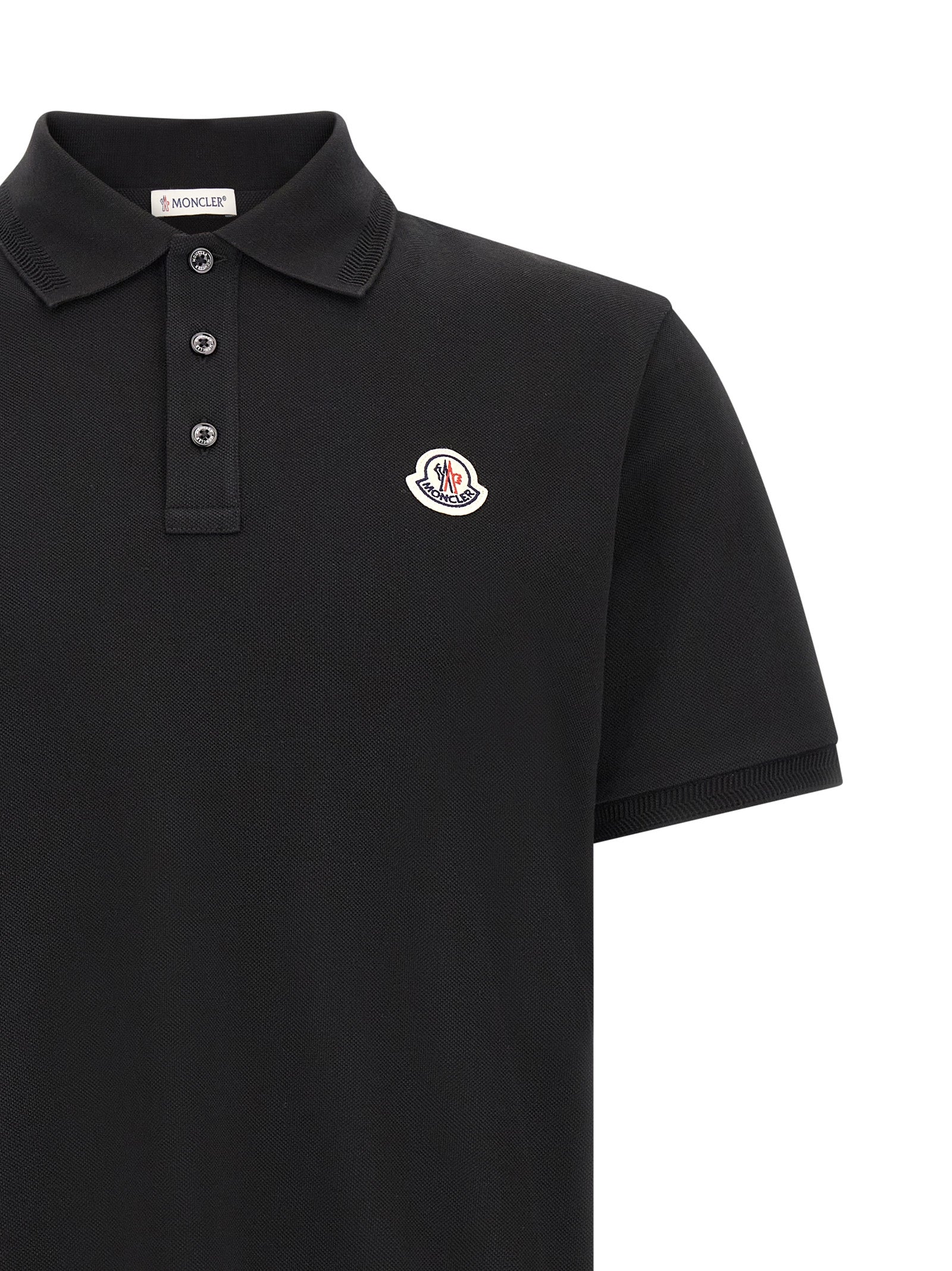 Moncler Logo Patch Polo Shirt