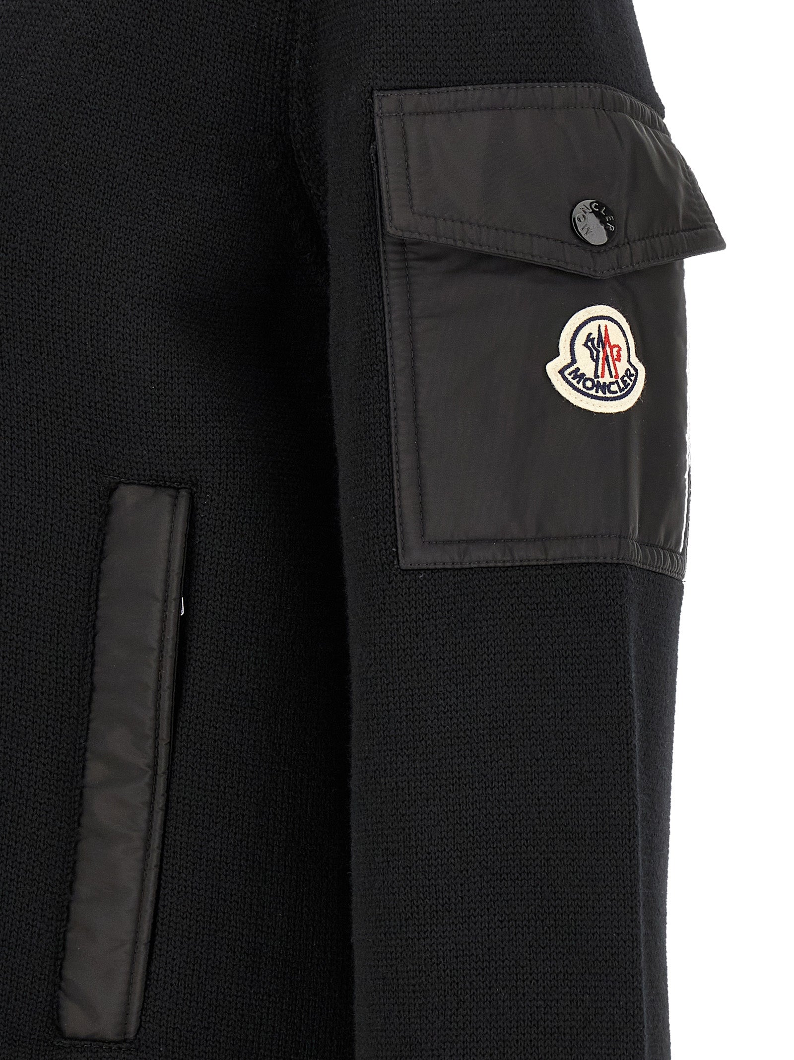 Moncler The Moncler 'Padded Wool Zip-Up' Cardigan