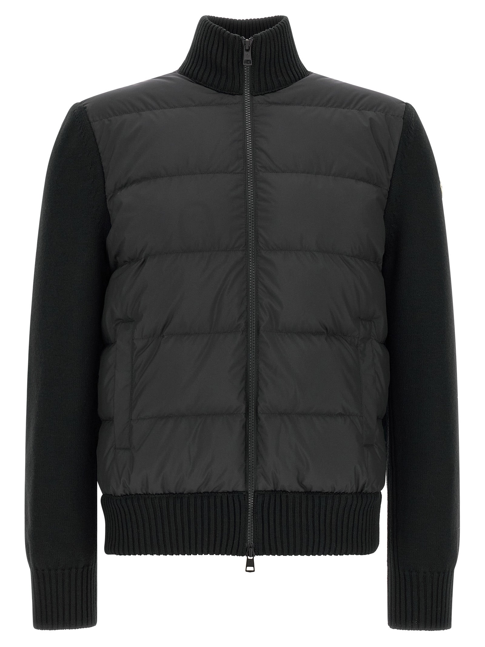 Moncler Two-Material Cardigan
