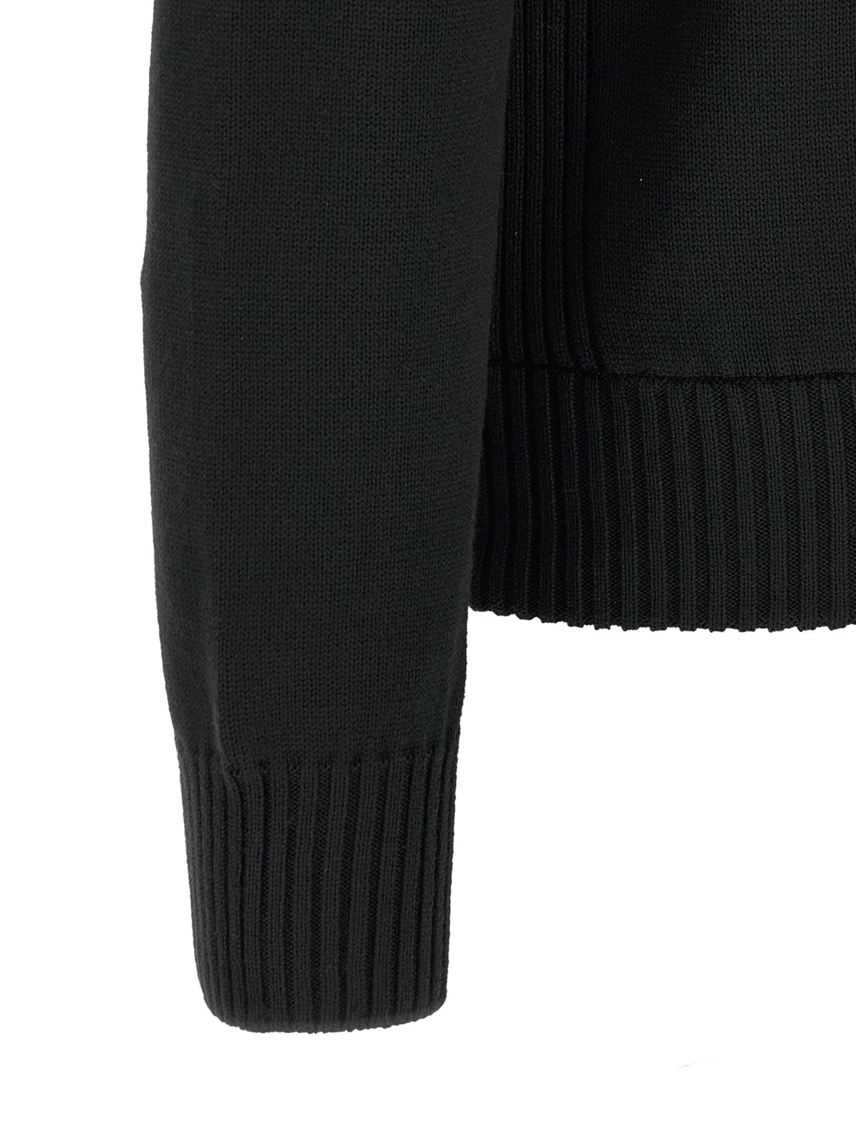 Moncler Two-Material Cardigan