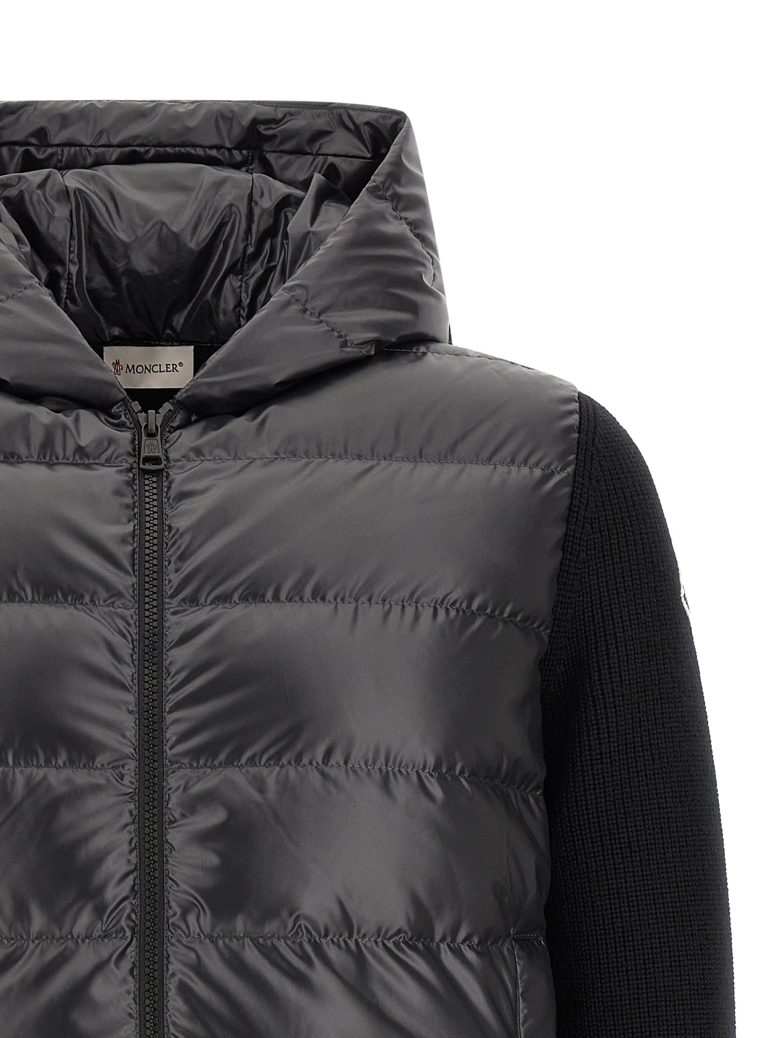 Moncler Padded Cardigan With Hood