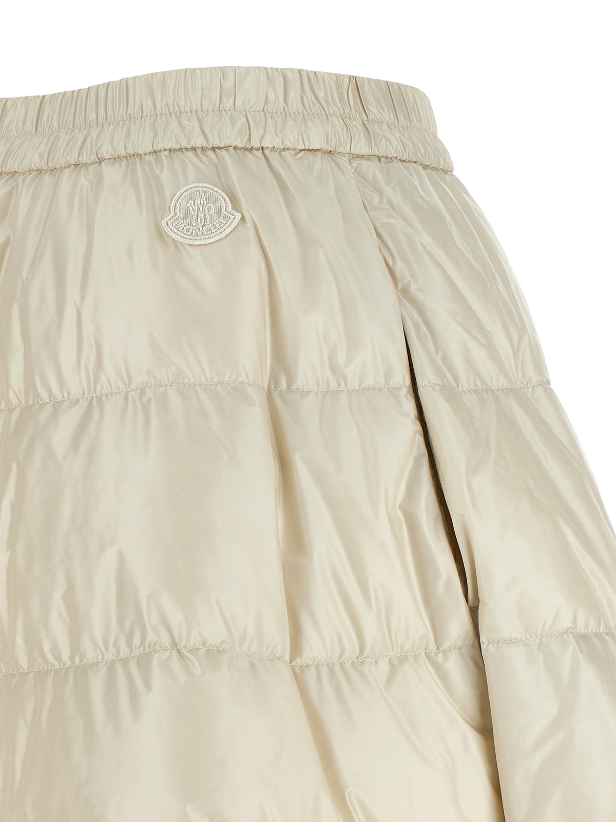 Moncler White Padded Skirt
