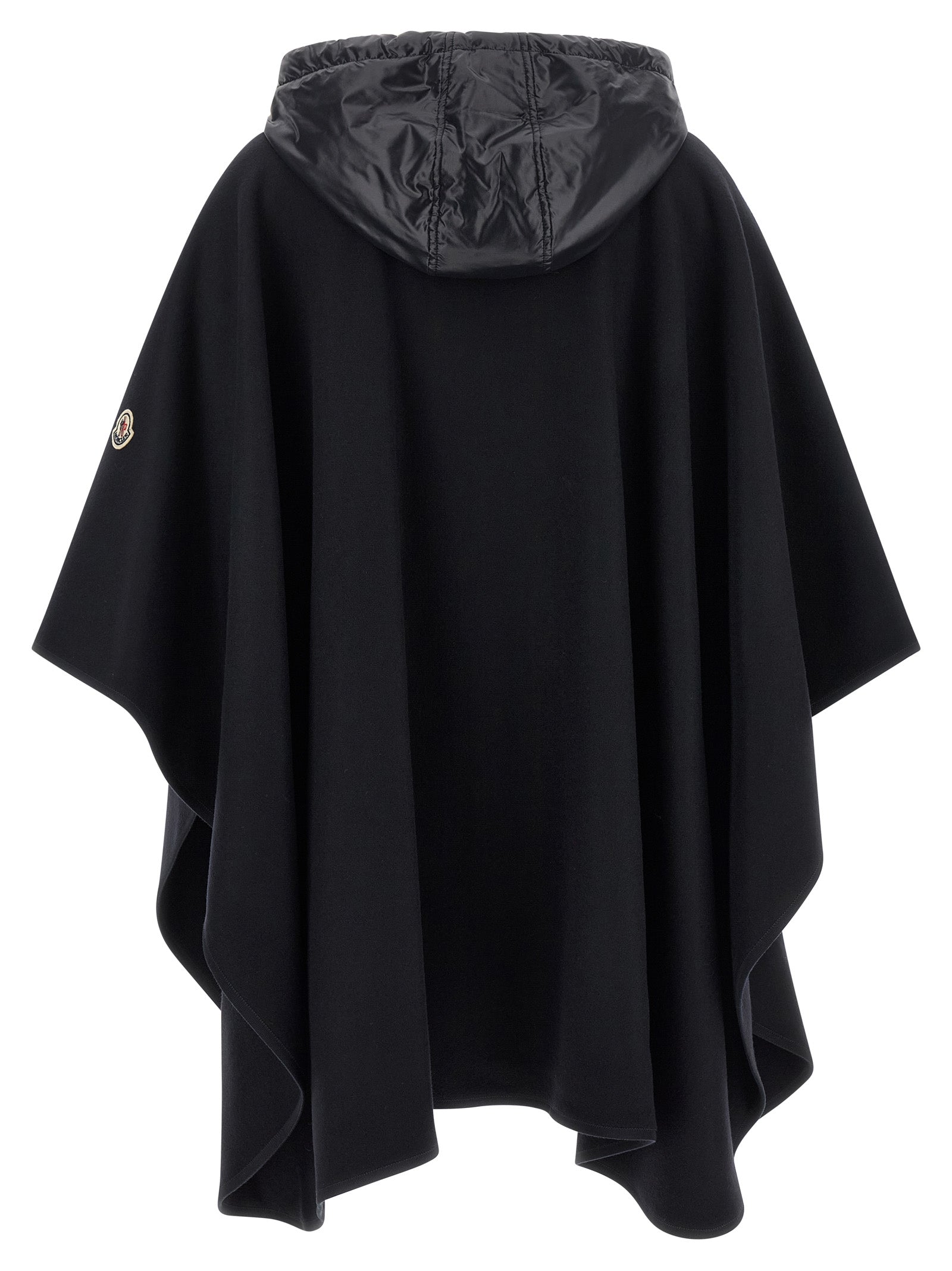 Moncler Two-Material Cape
