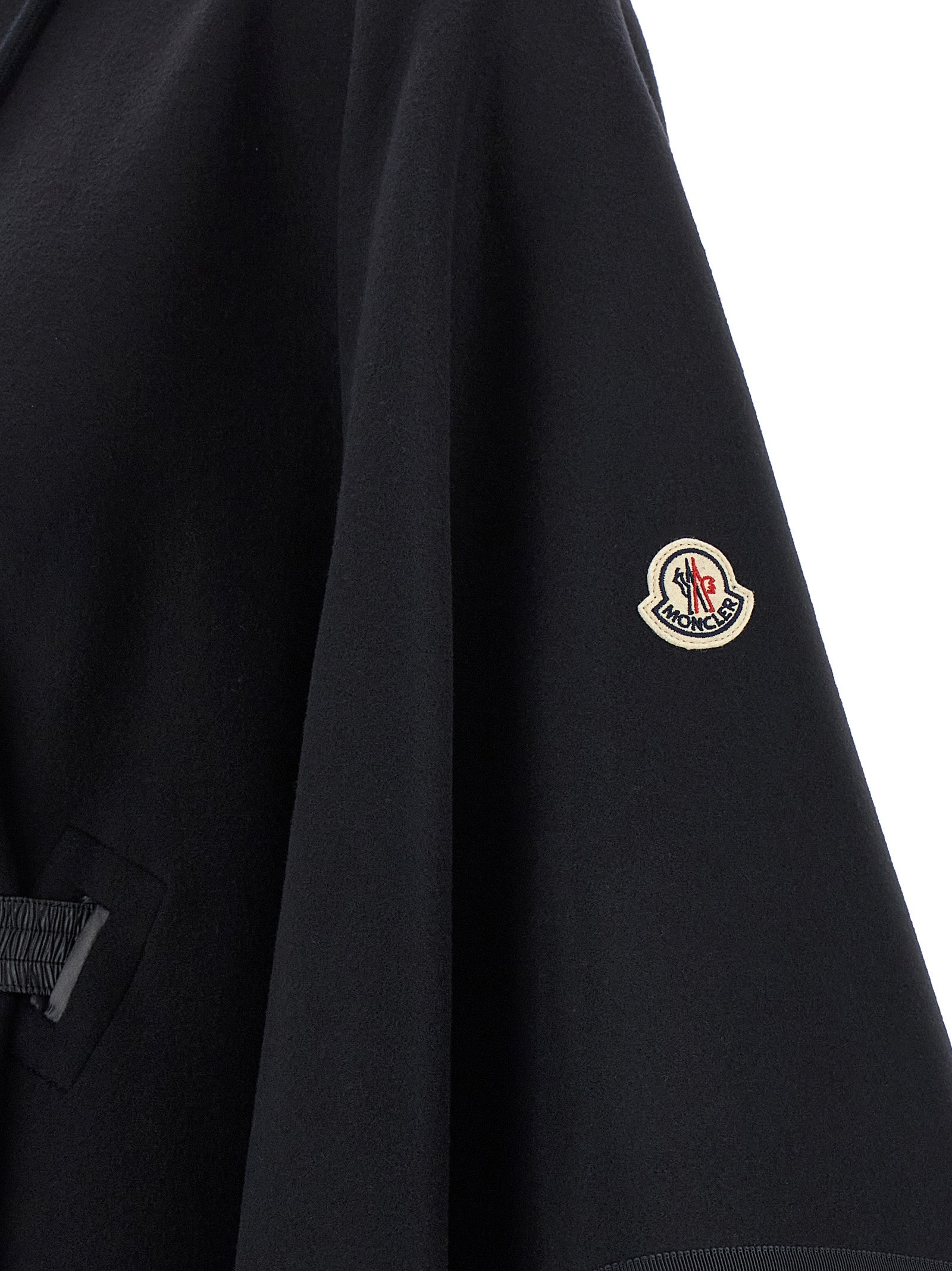Moncler Two-Material Cape