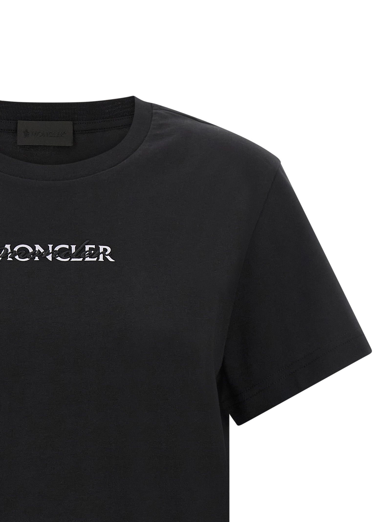 Moncler Logo Embroidery T-Shirt