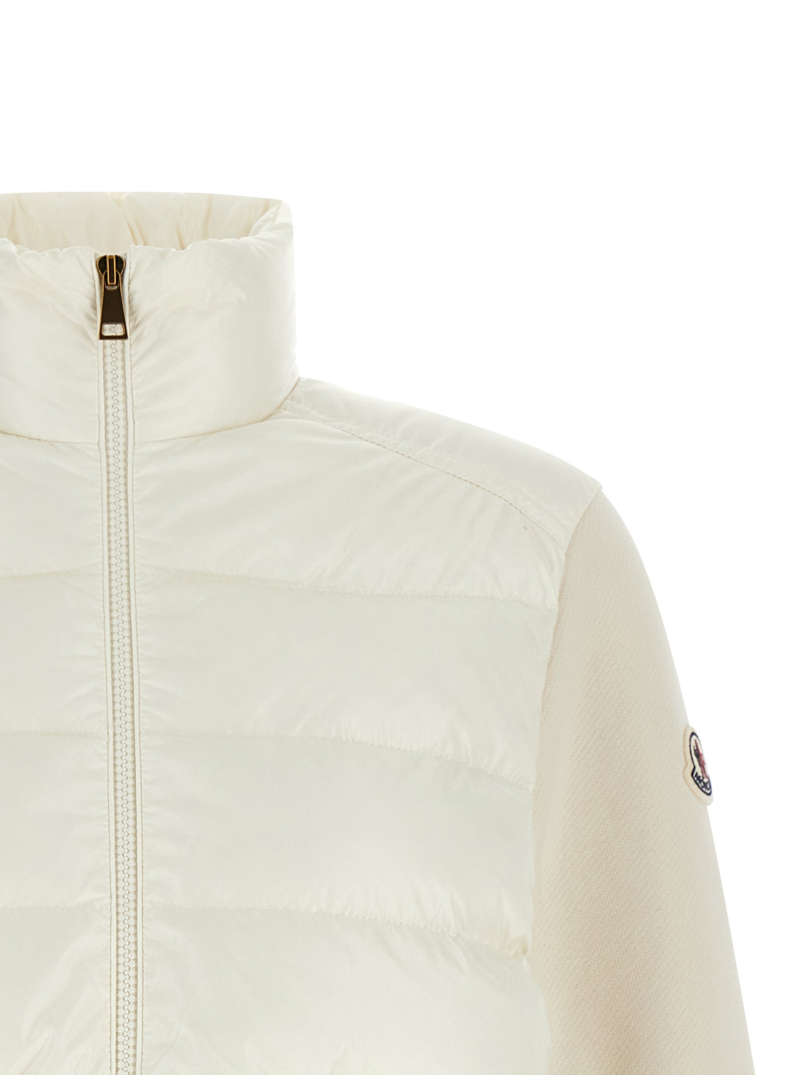 Moncler Two-Material Cardigan