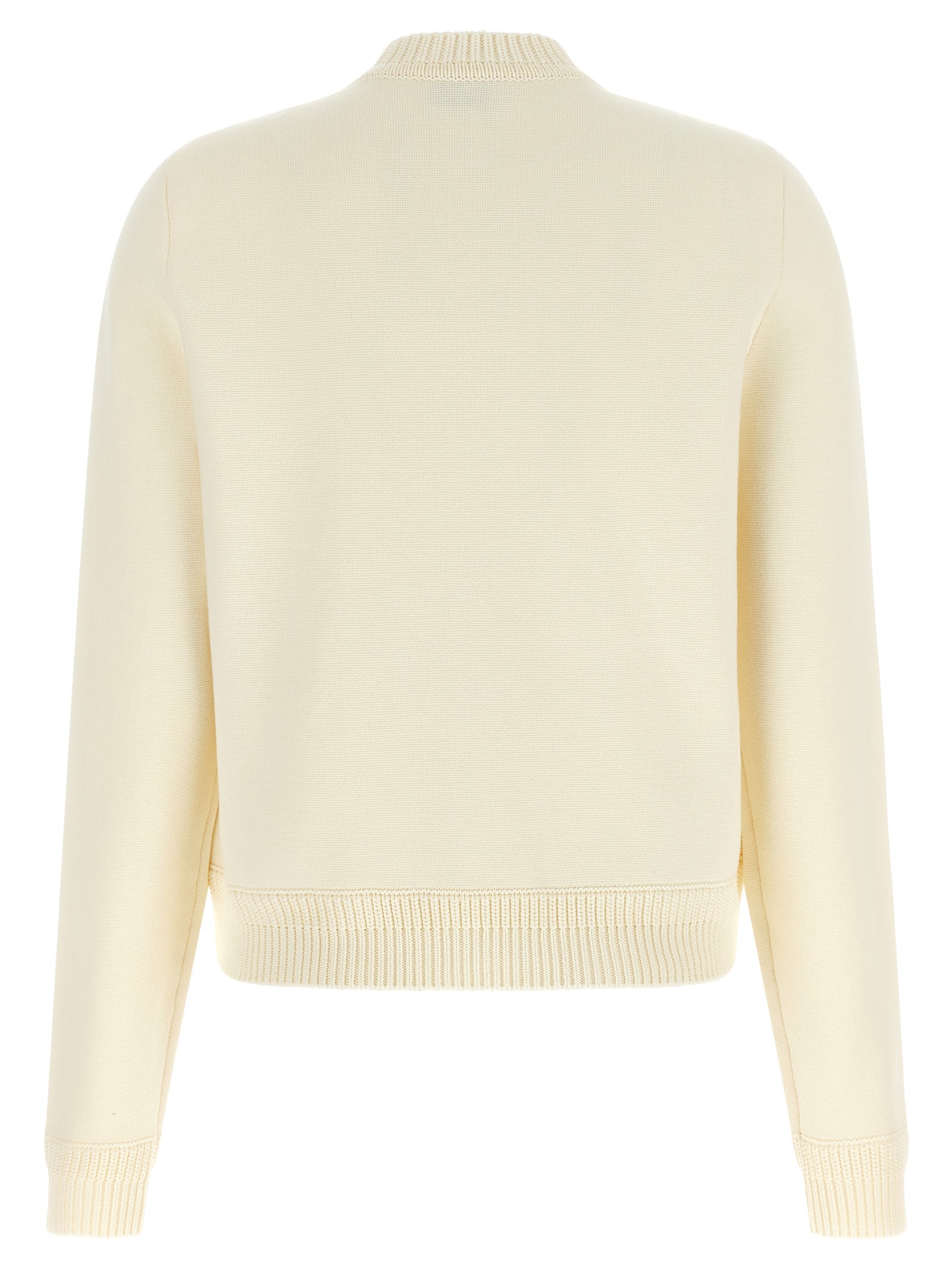 Moncler Two-Material Padded Cardigan