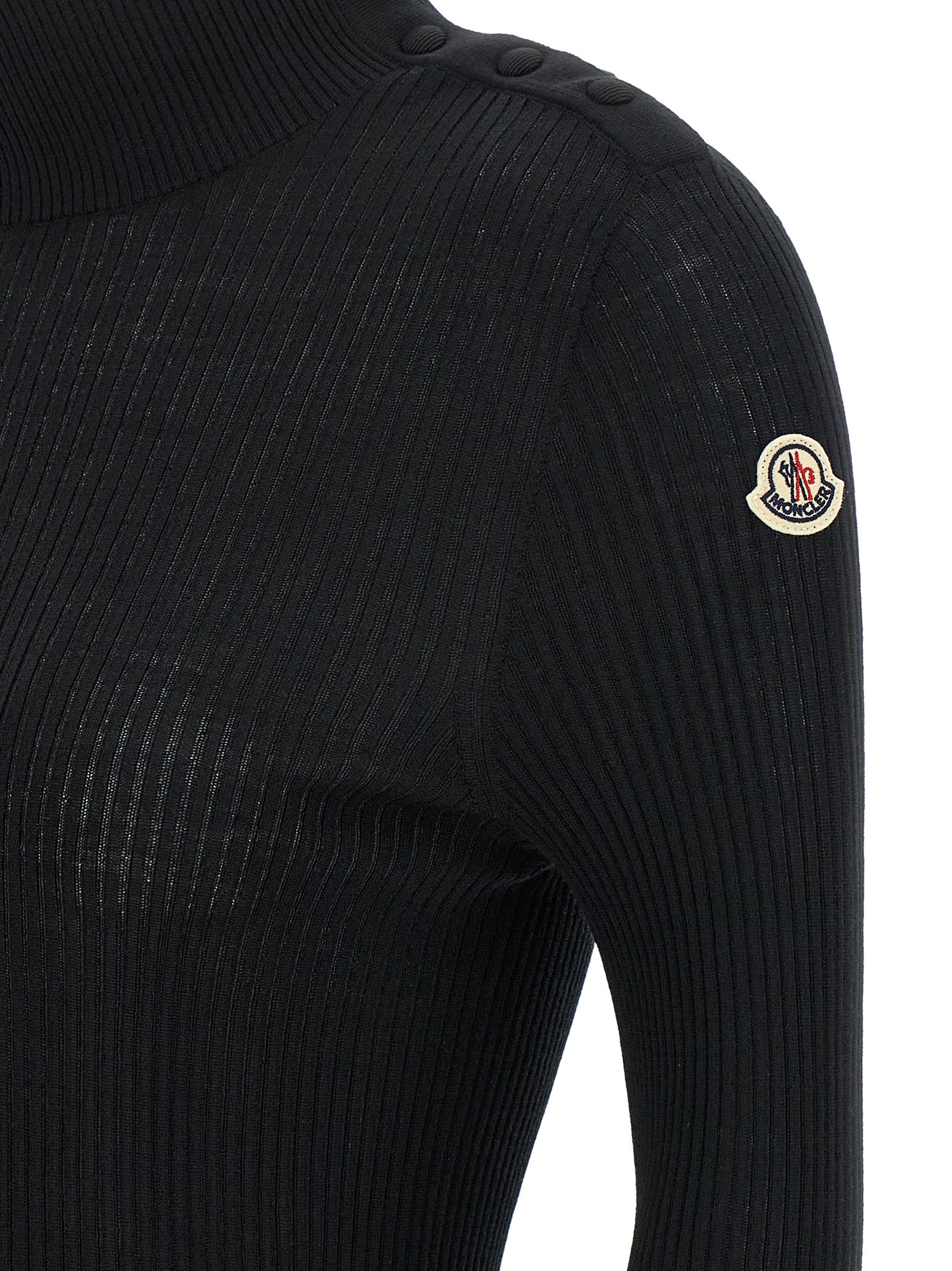 Moncler Logo Turtleneck Sweater