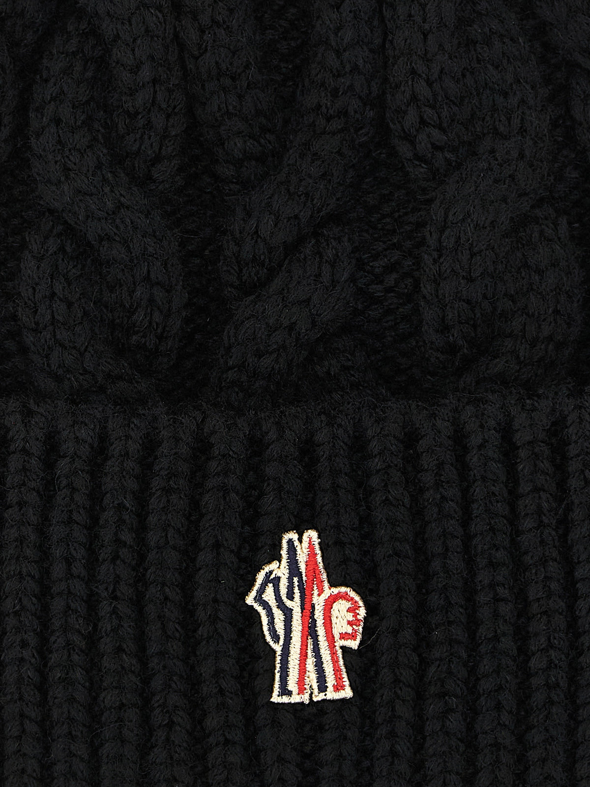 Moncler Grenoble Logo Patch Beanie