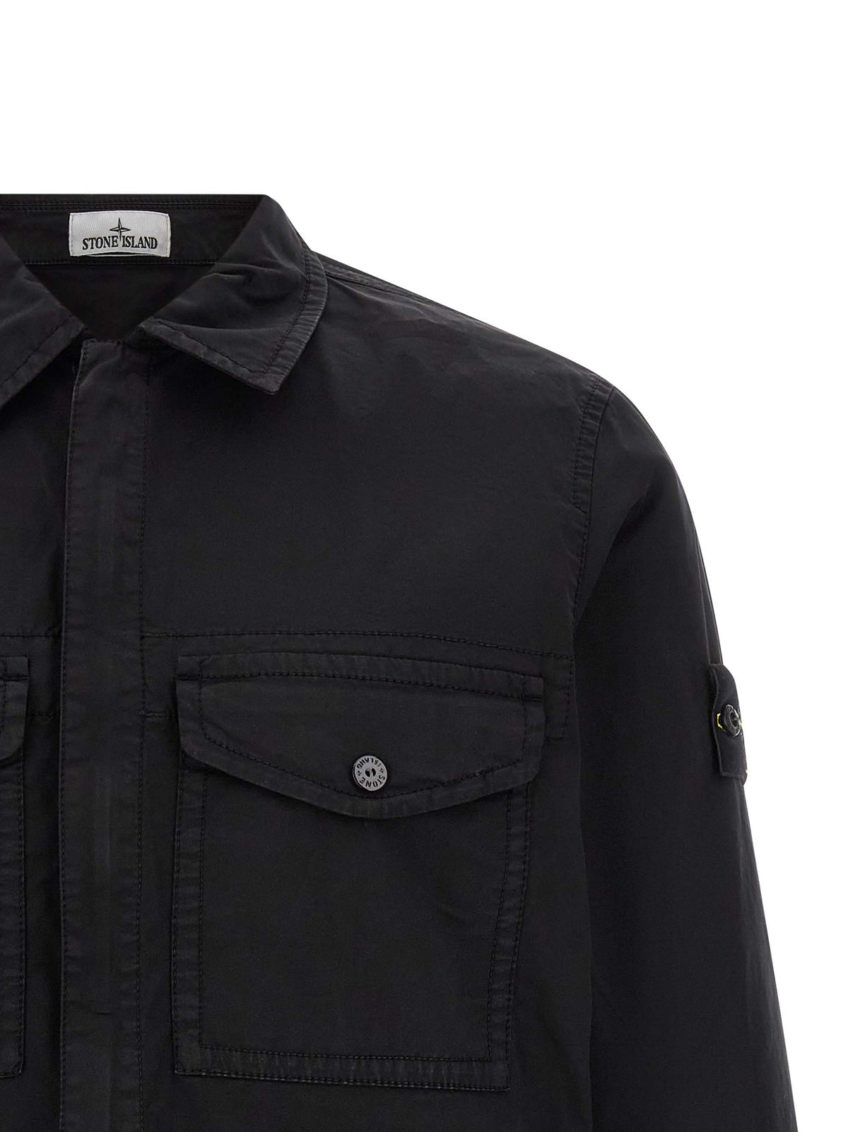 Stone Island 'Badge Logo' Overshirt