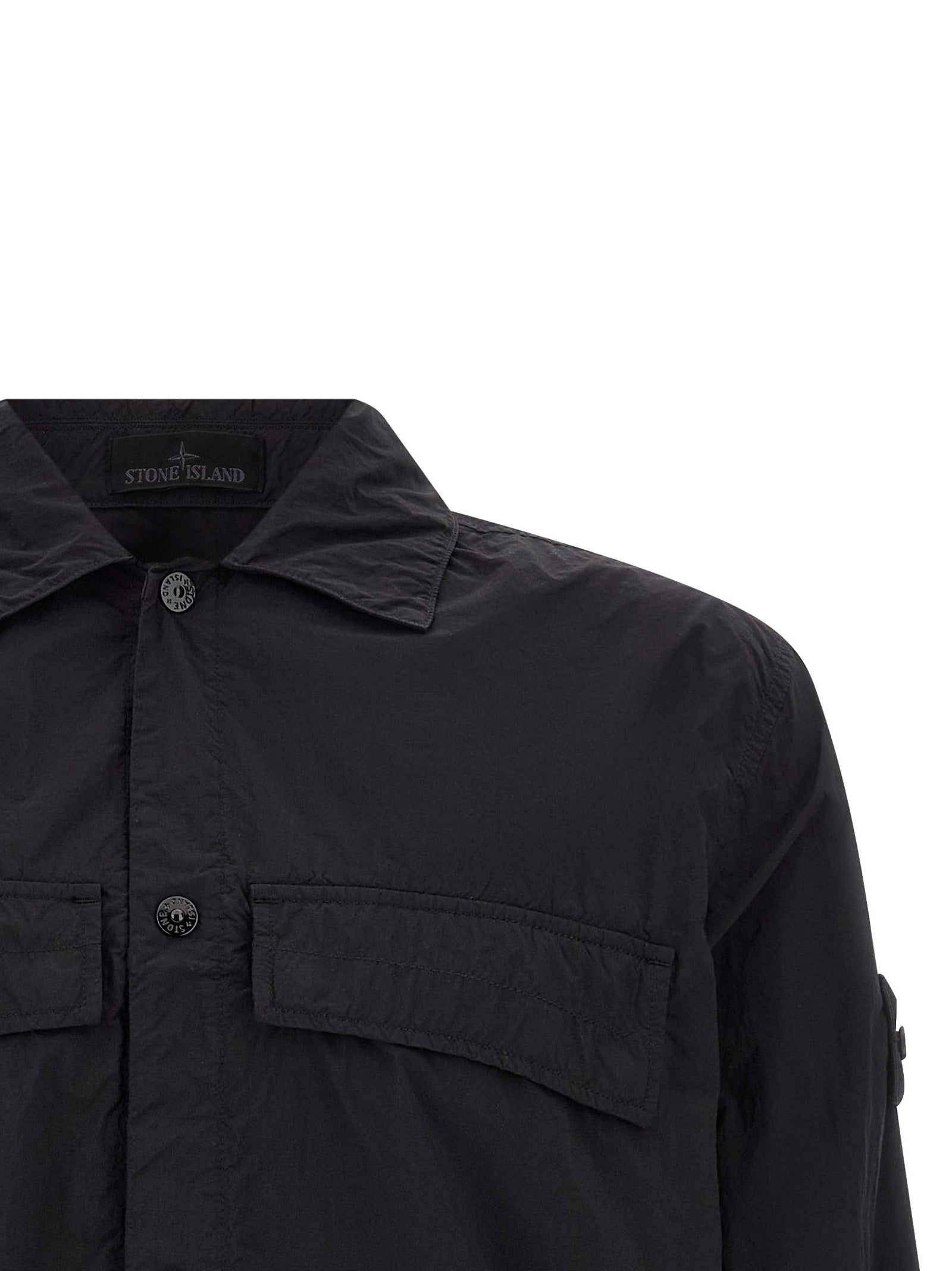 Stone Island 'Badge Stone Island Ghost' Overshirt