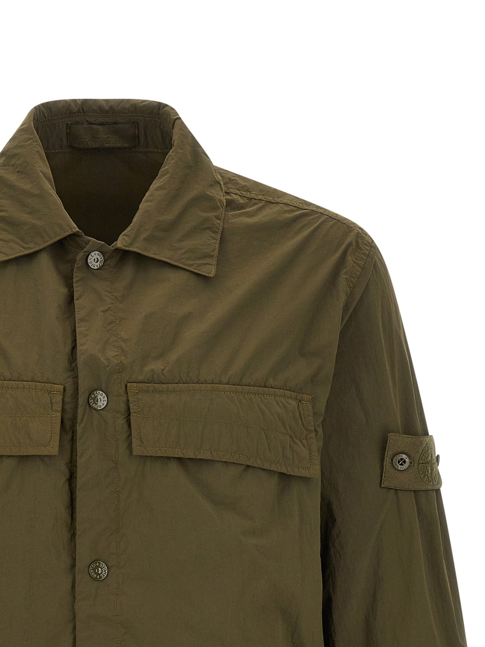 Stone Island 'Badge Stone Island Ghost' Overshirt