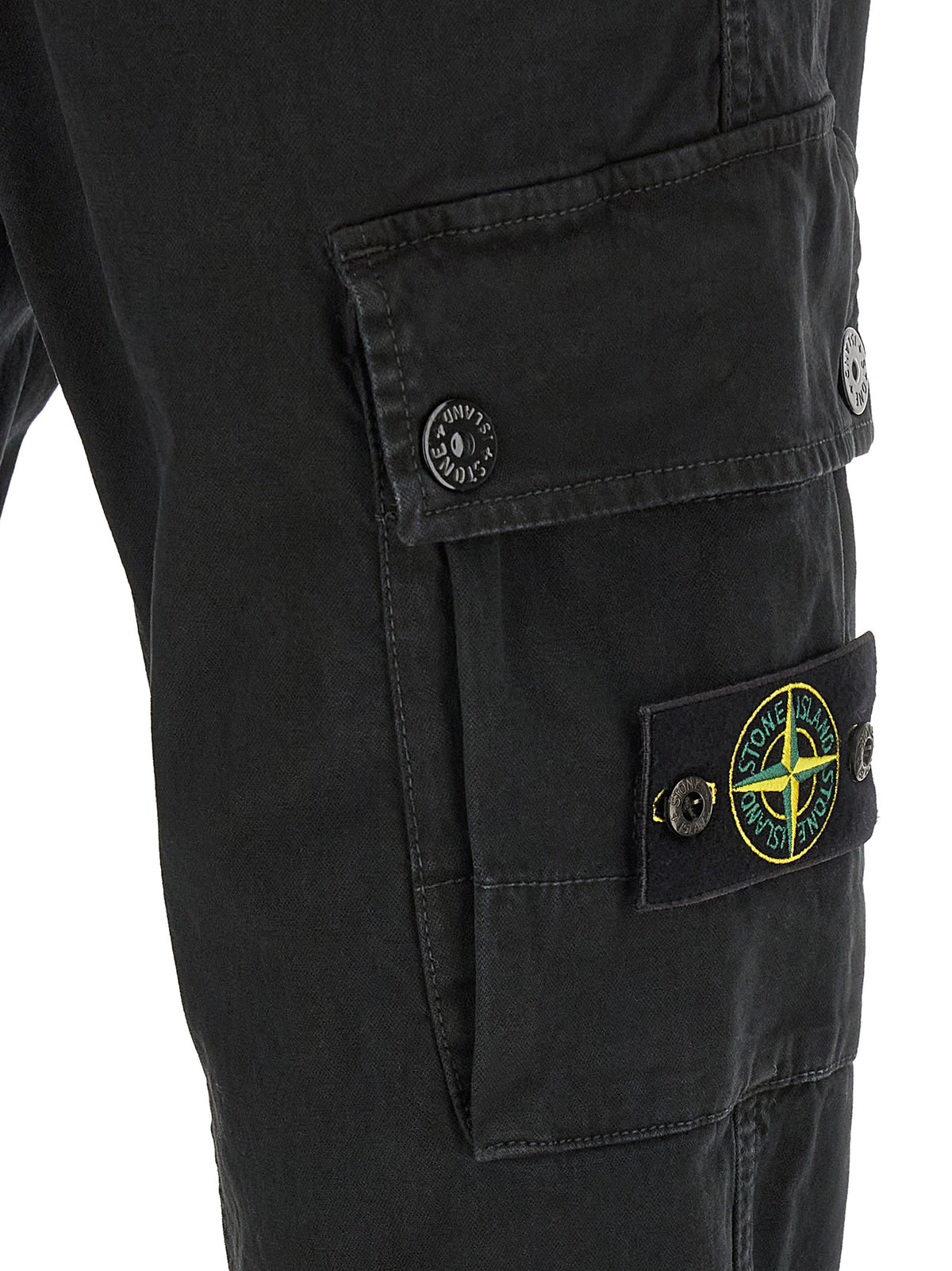 Stone Island '3100034' Cargo Pants With Logo Badge