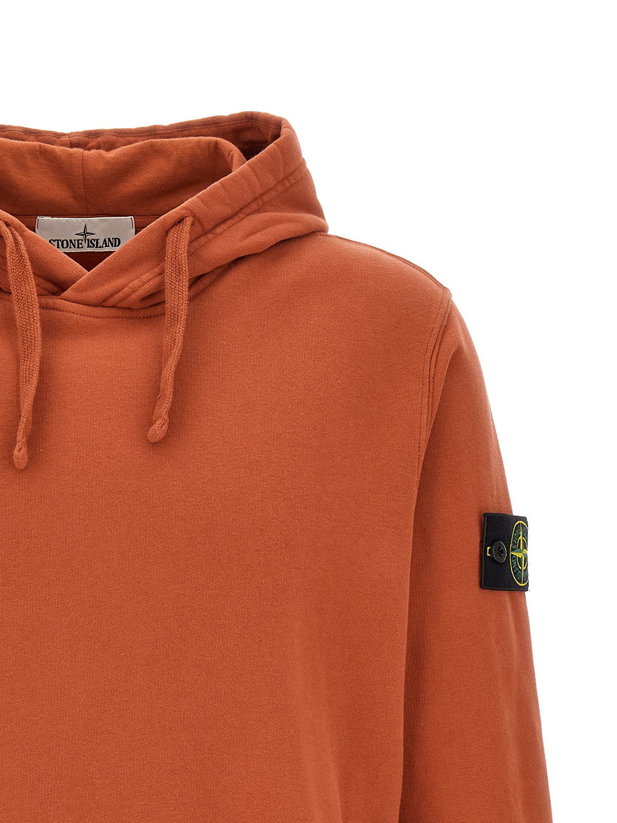 Stone Island Hoodie With Logo Badge