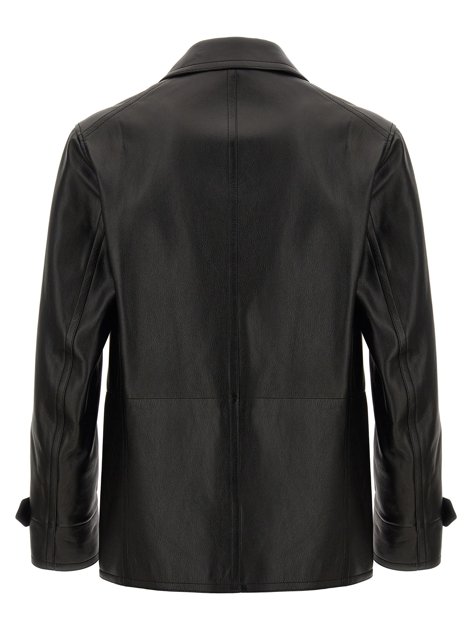 Tom Ford Double-Breasted Leather Jacket