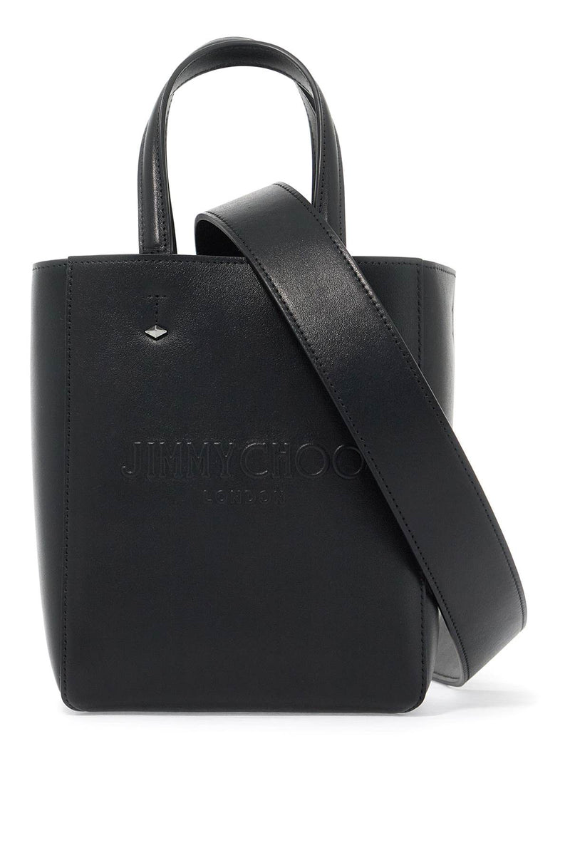 Jimmy Choo Smooth Leather Lenny N/S Tote Bag Black