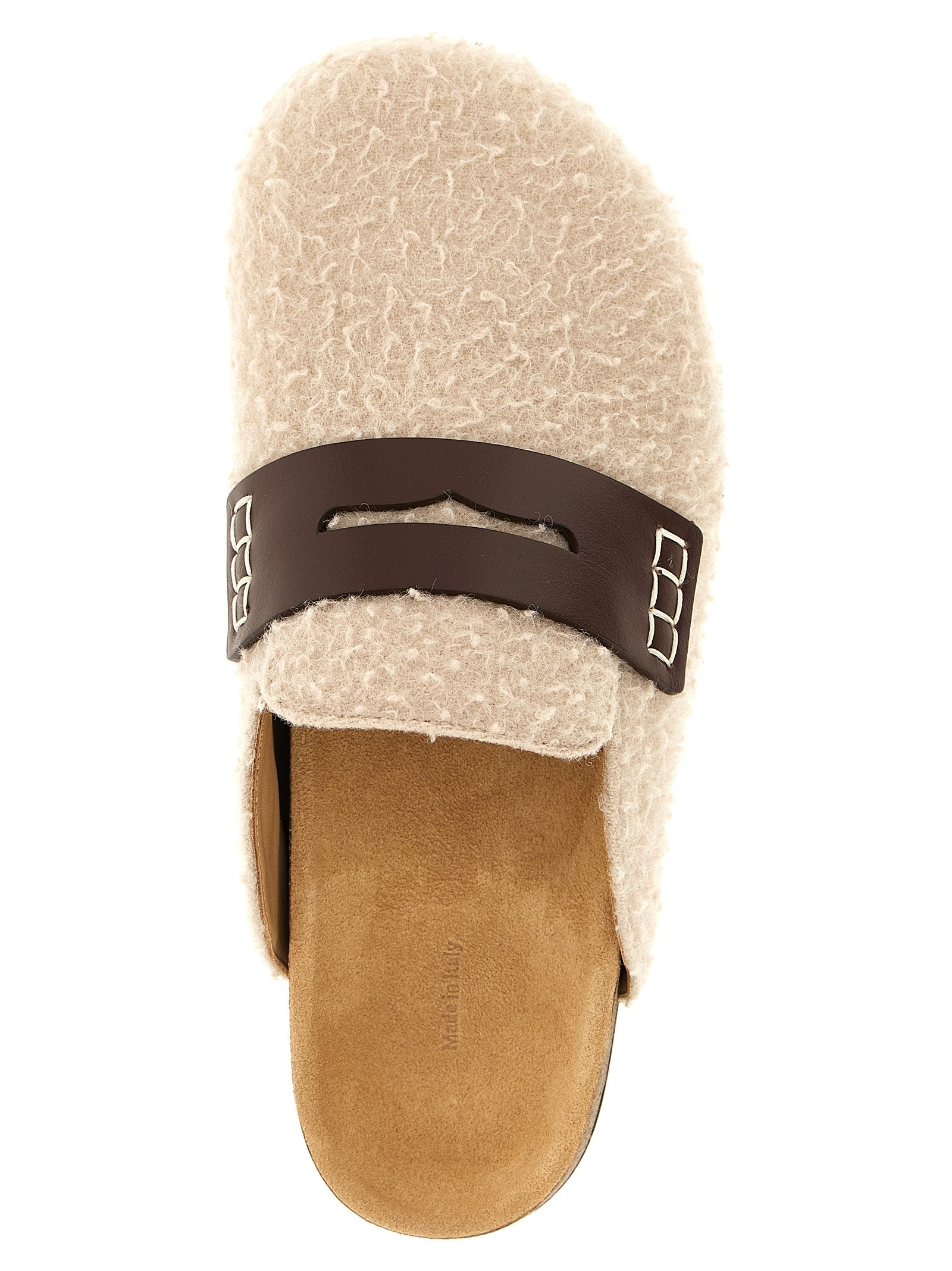 J.W.Anderson 'Felt Loafer' Mules