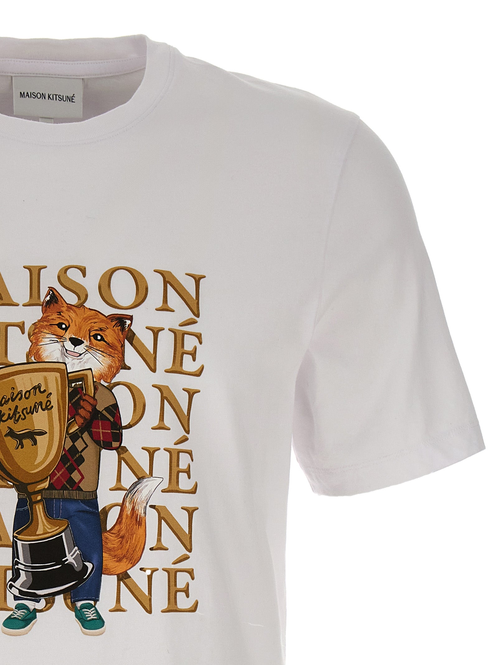 Maison Kitsune 'Fox Champion' T-Shirt