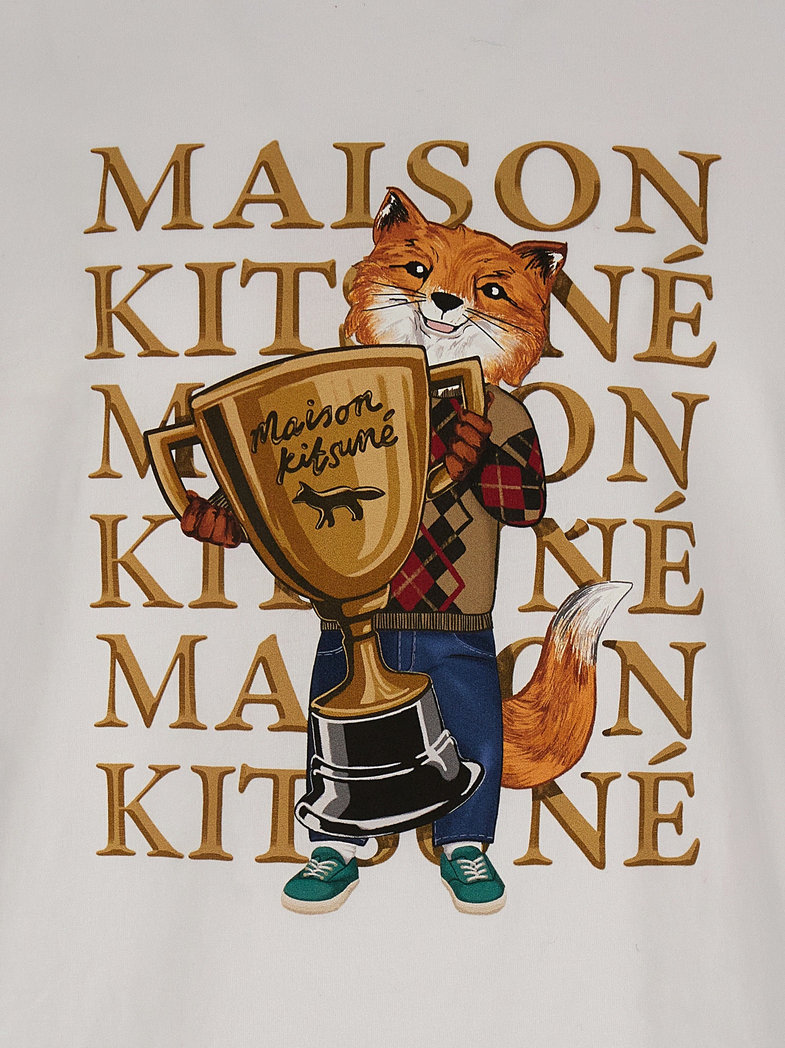 Maison Kitsune 'Fox Champion' T-Shirt