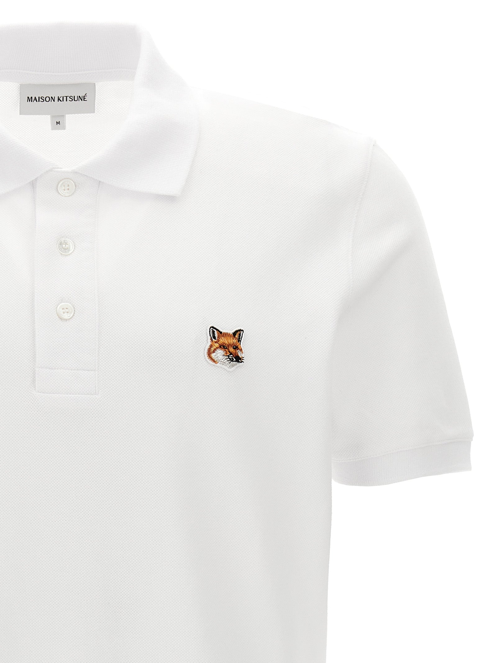 Maison Kitsune 'Fox Head' Polo Shirt