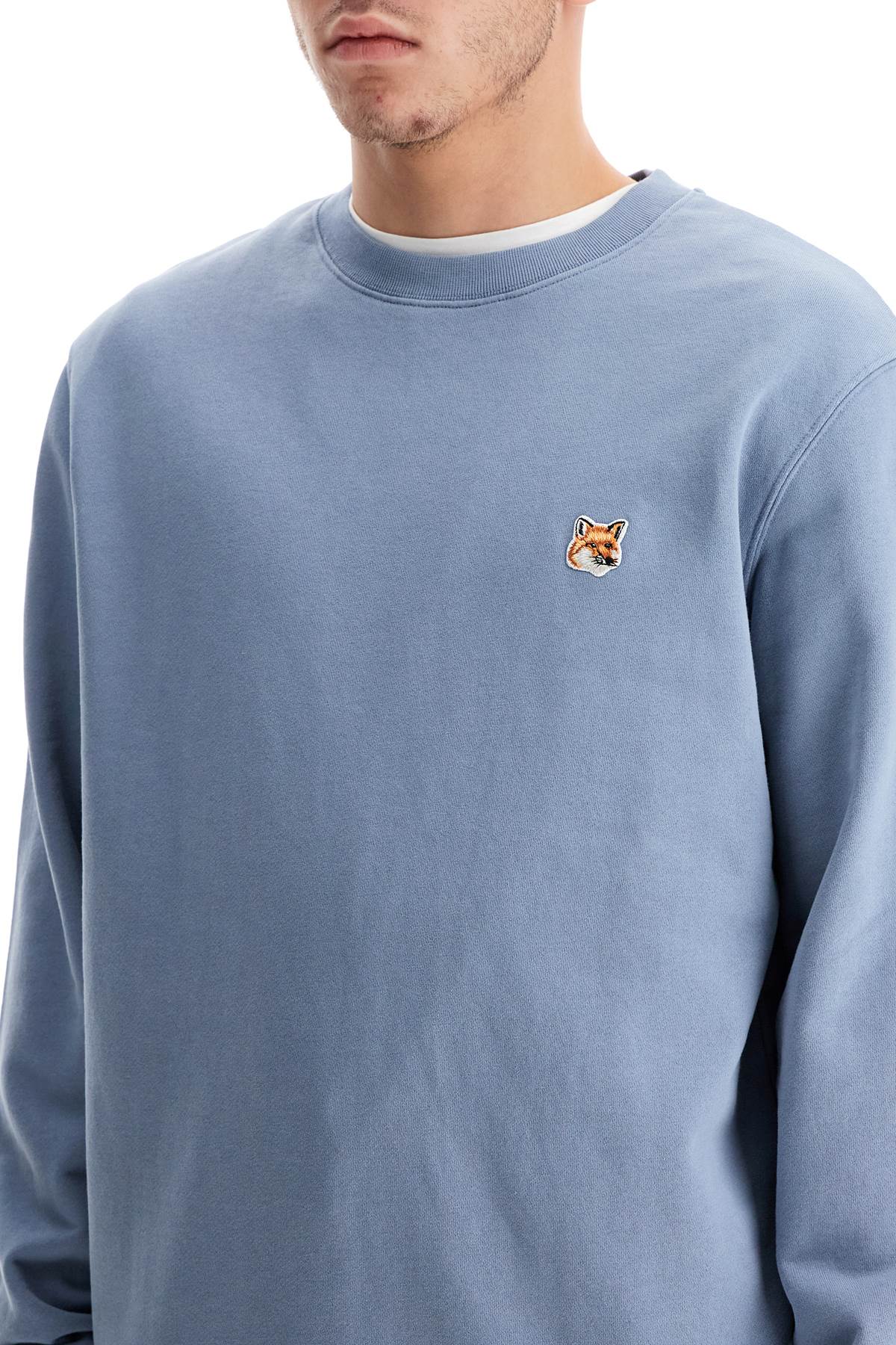 Maison Kitsune 'Fox Head Patch Sweatshirt With