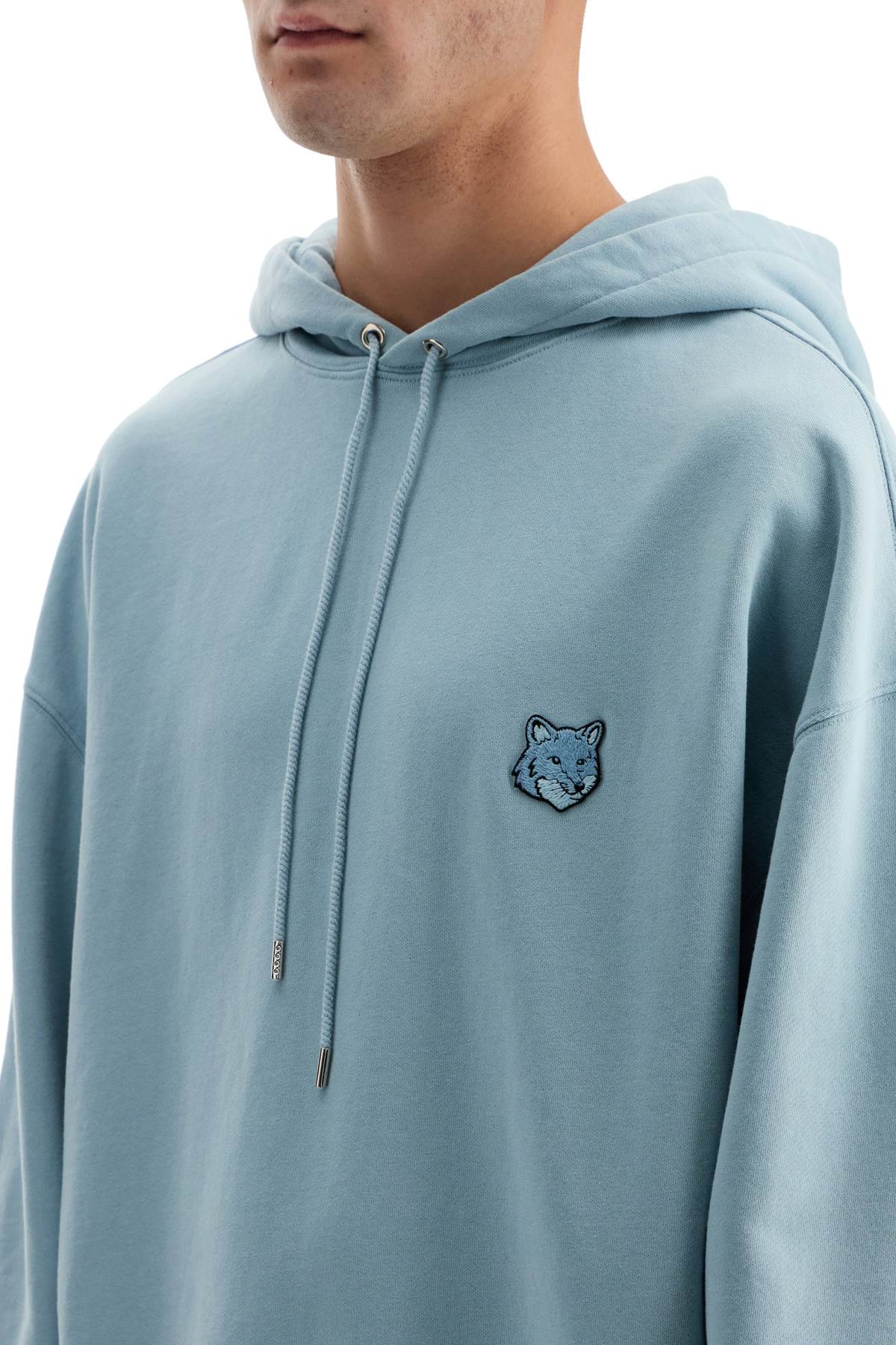 Maison Kitsune Bold Fox Head Hooded Sweatshirt