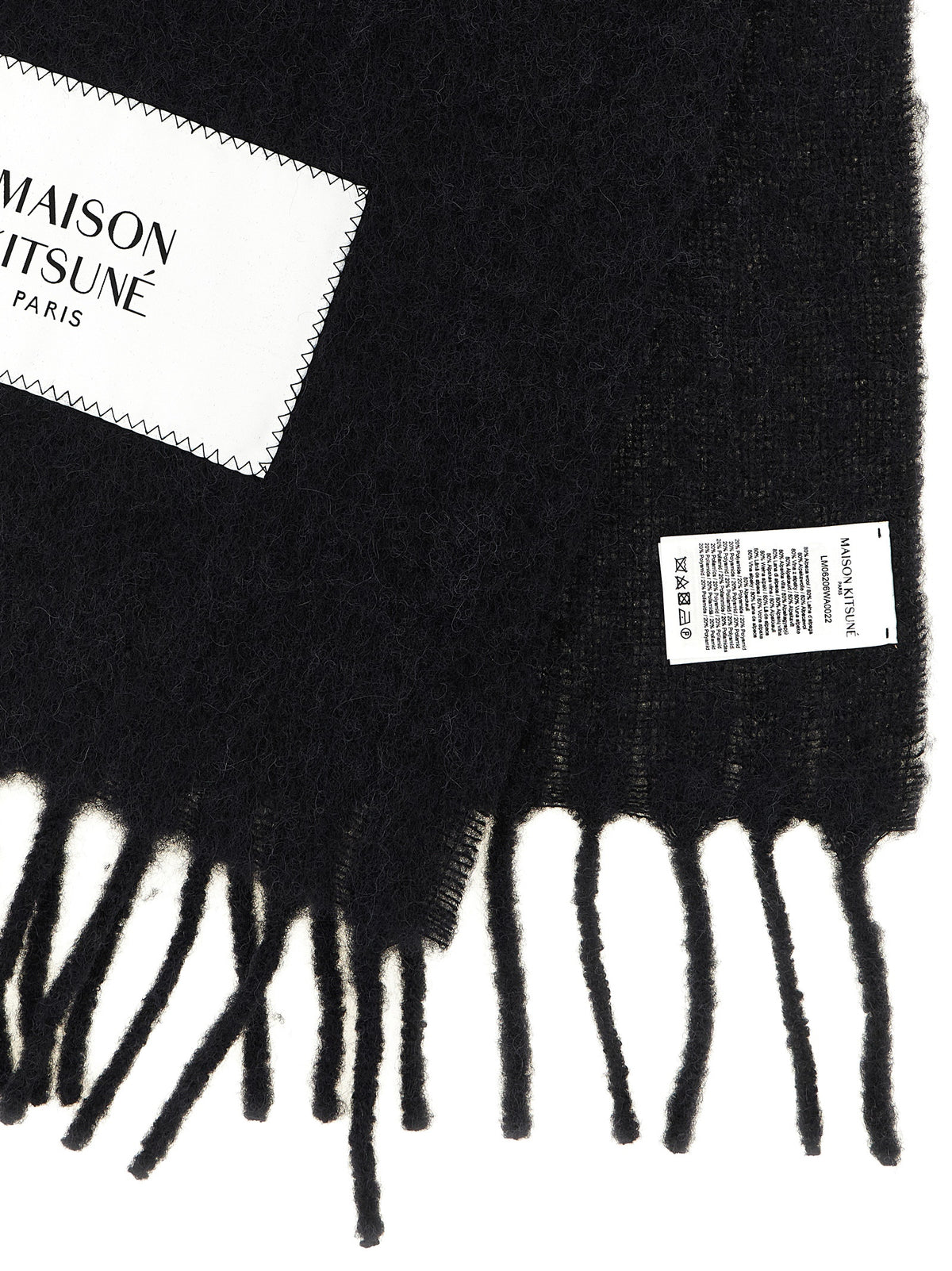 Maison Kitsune Logo Scarf