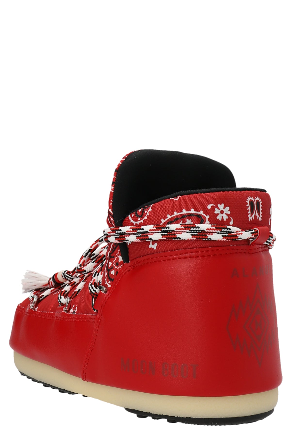 Alanui Alanui X Moon Boot 'Pumps Bandana' Ankle Boots