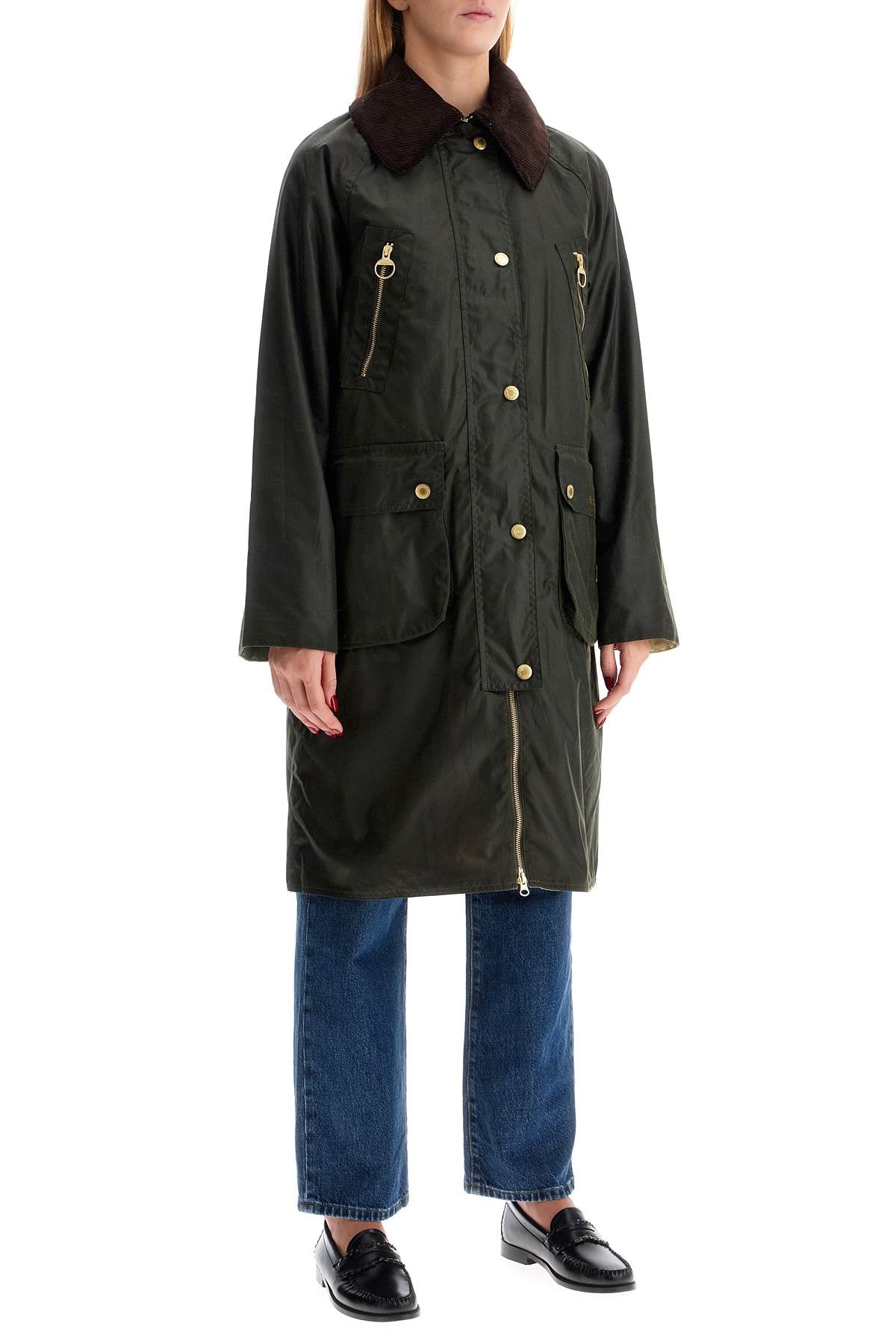 Barbour Ebberston Long Waxed